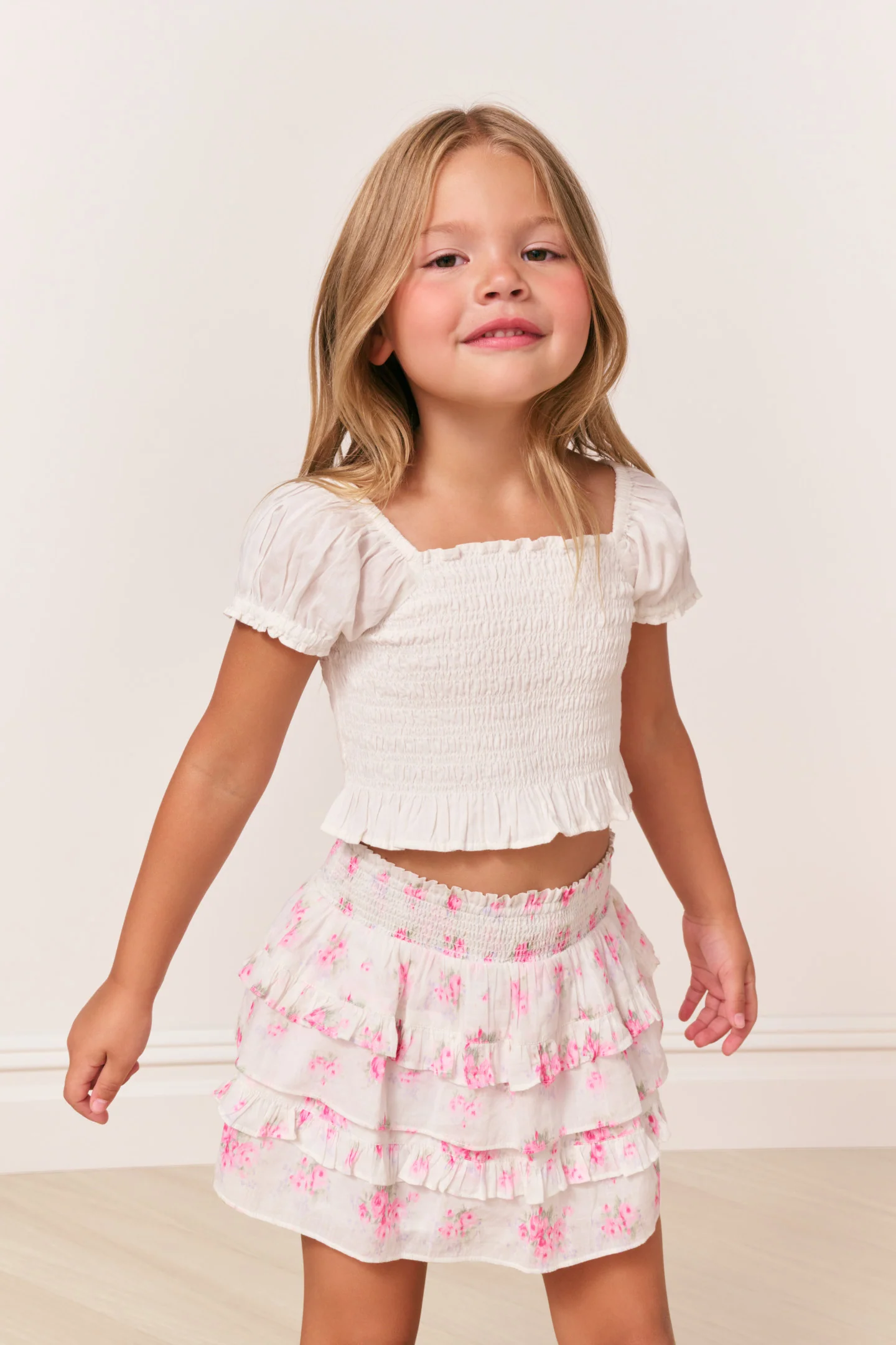 Camiseta de algodón Fabielle para niñas