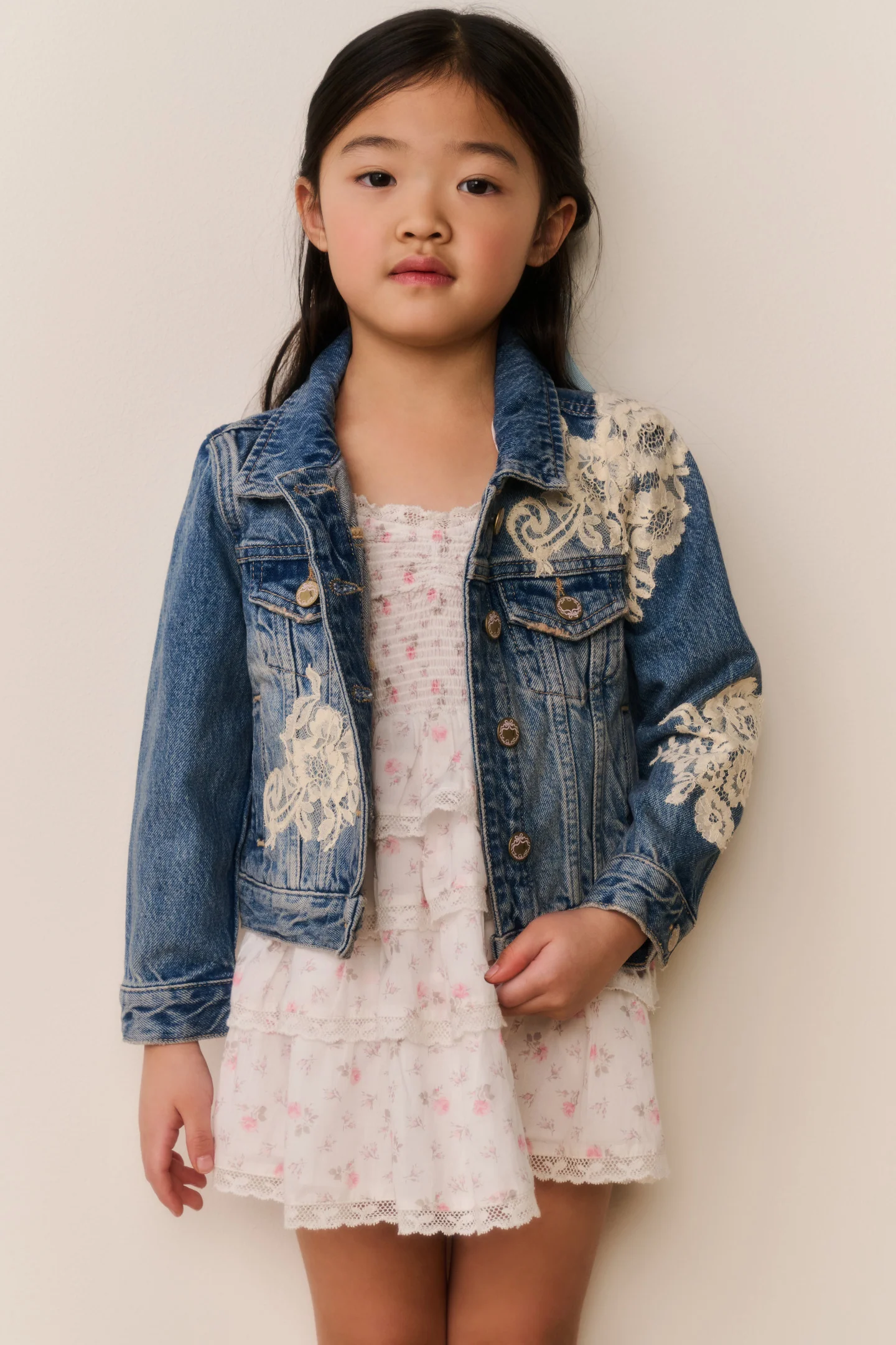 Chaqueta de Denim Lavina para Niñas Pequeñas