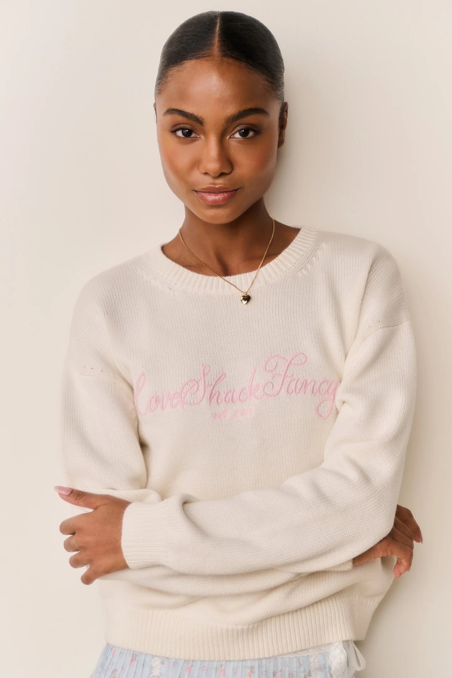 Sudadera de algodón con bordado Selman