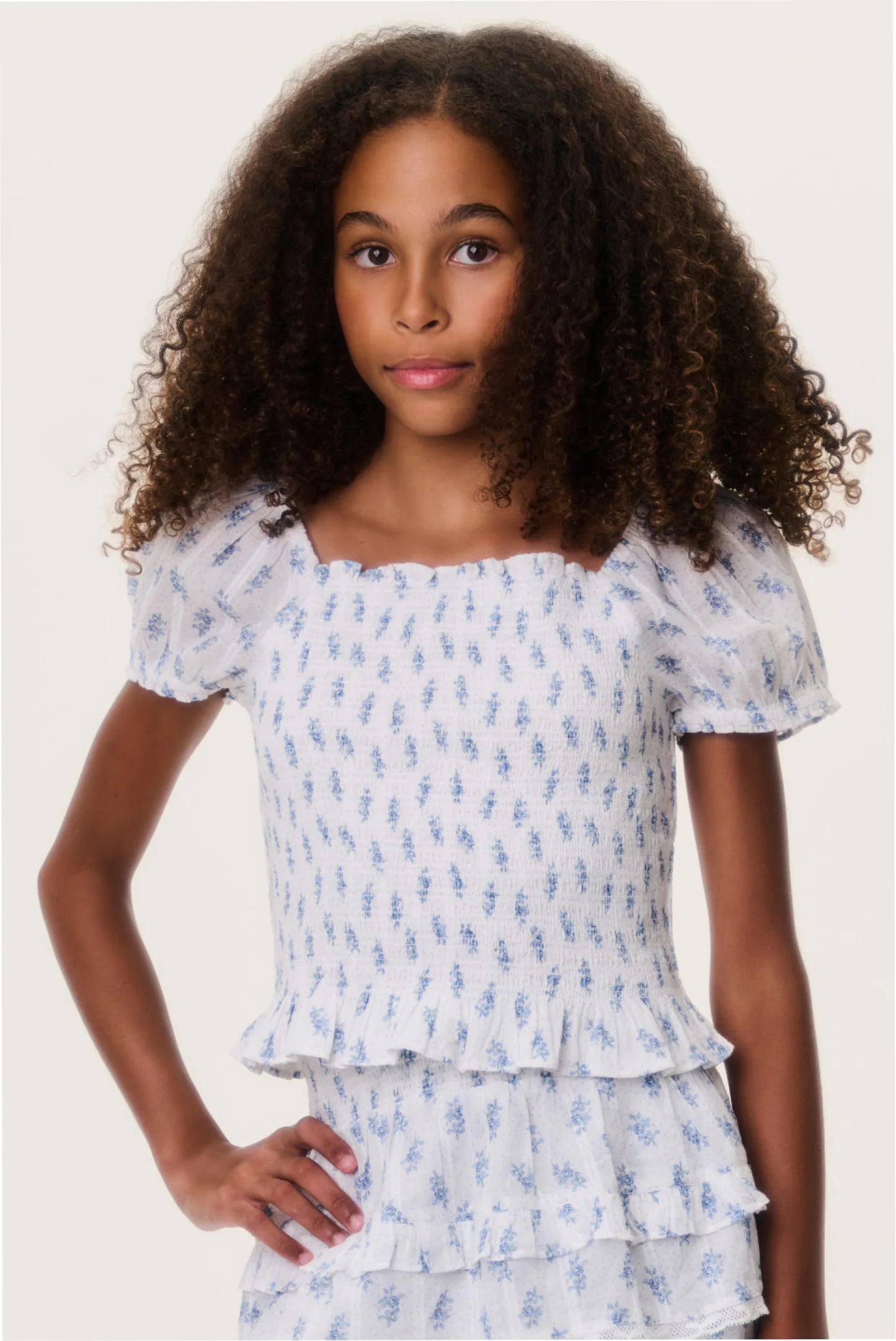 Top Fabielle de Nube Indigo para Niña