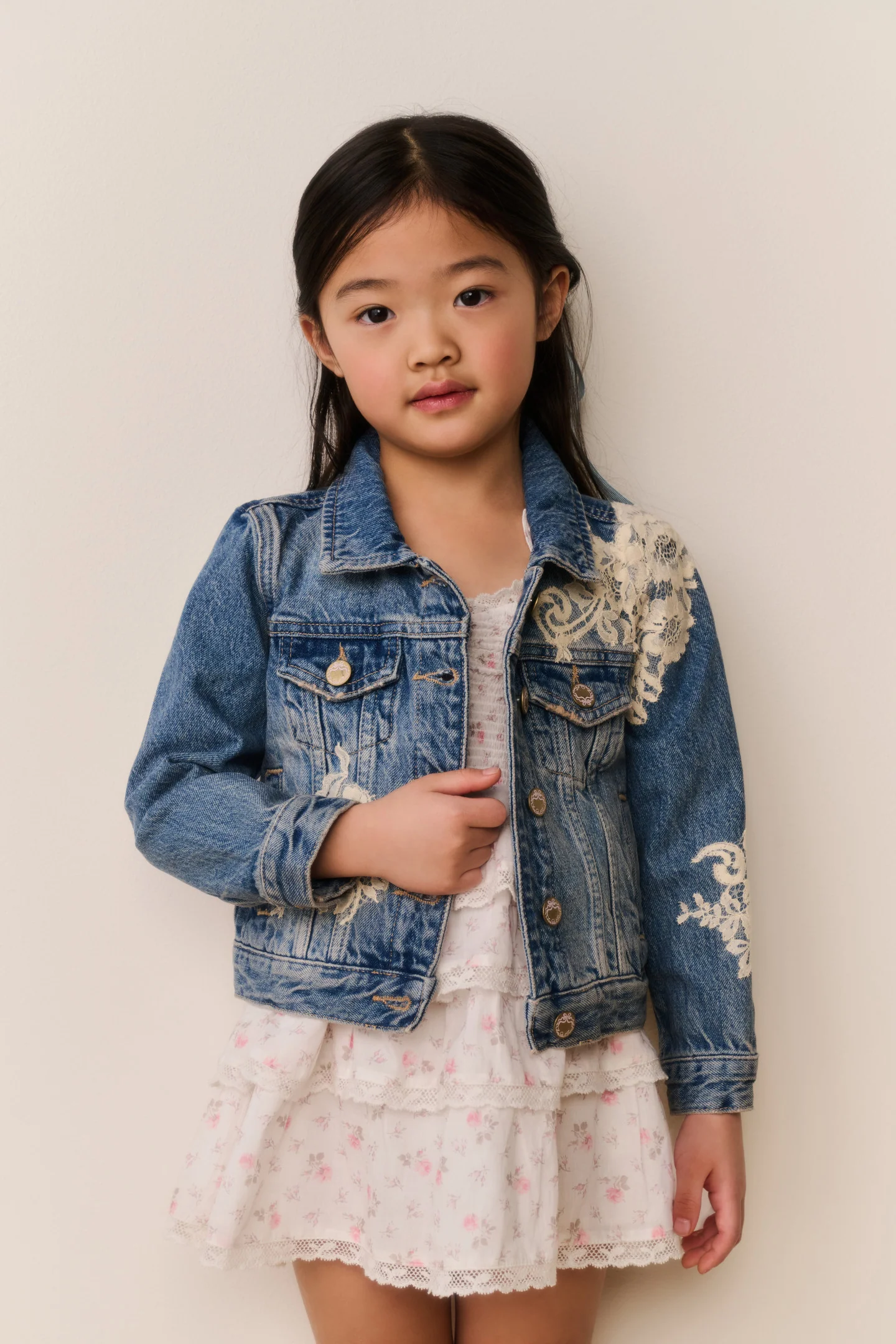 Chaqueta de Denim Lavina para Niñas Pequeñas