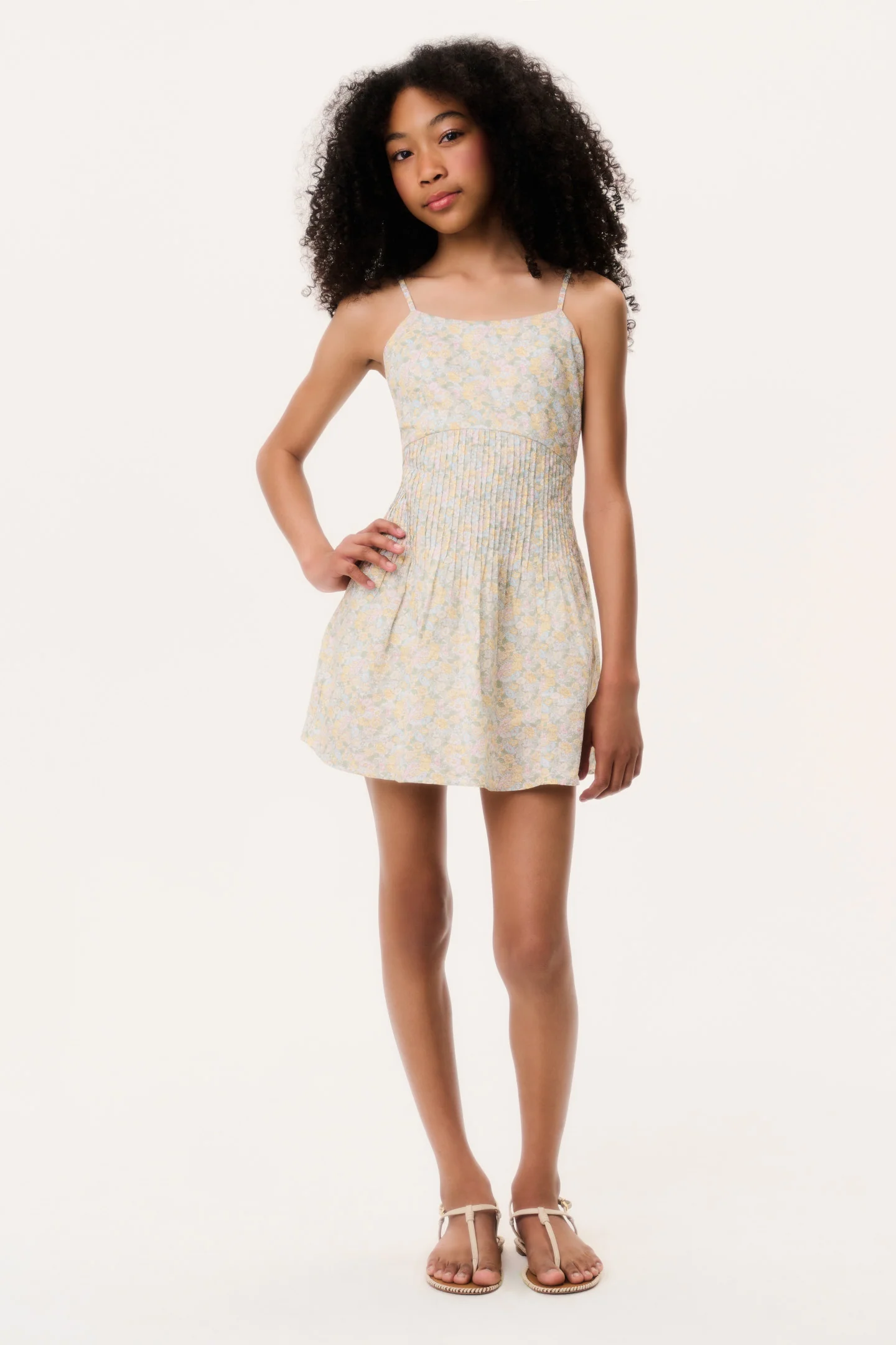 Hecho con tejidos Liberty Tween Havrea Vestido