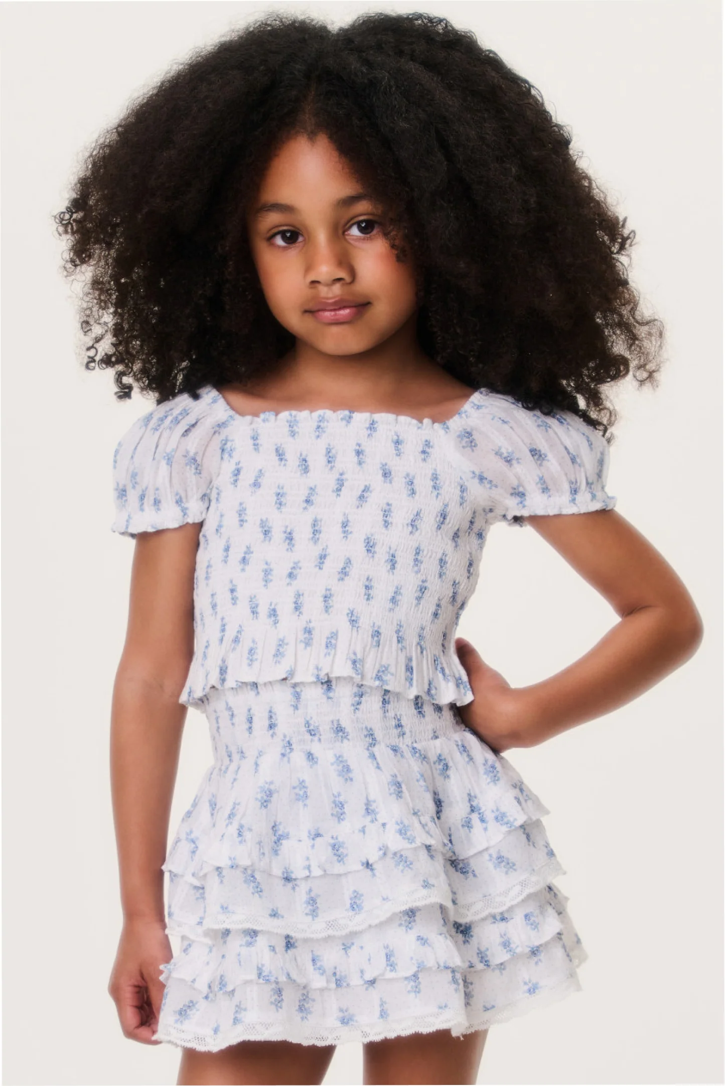 Camiseta Fabielle para Niñas Indigo Cloud