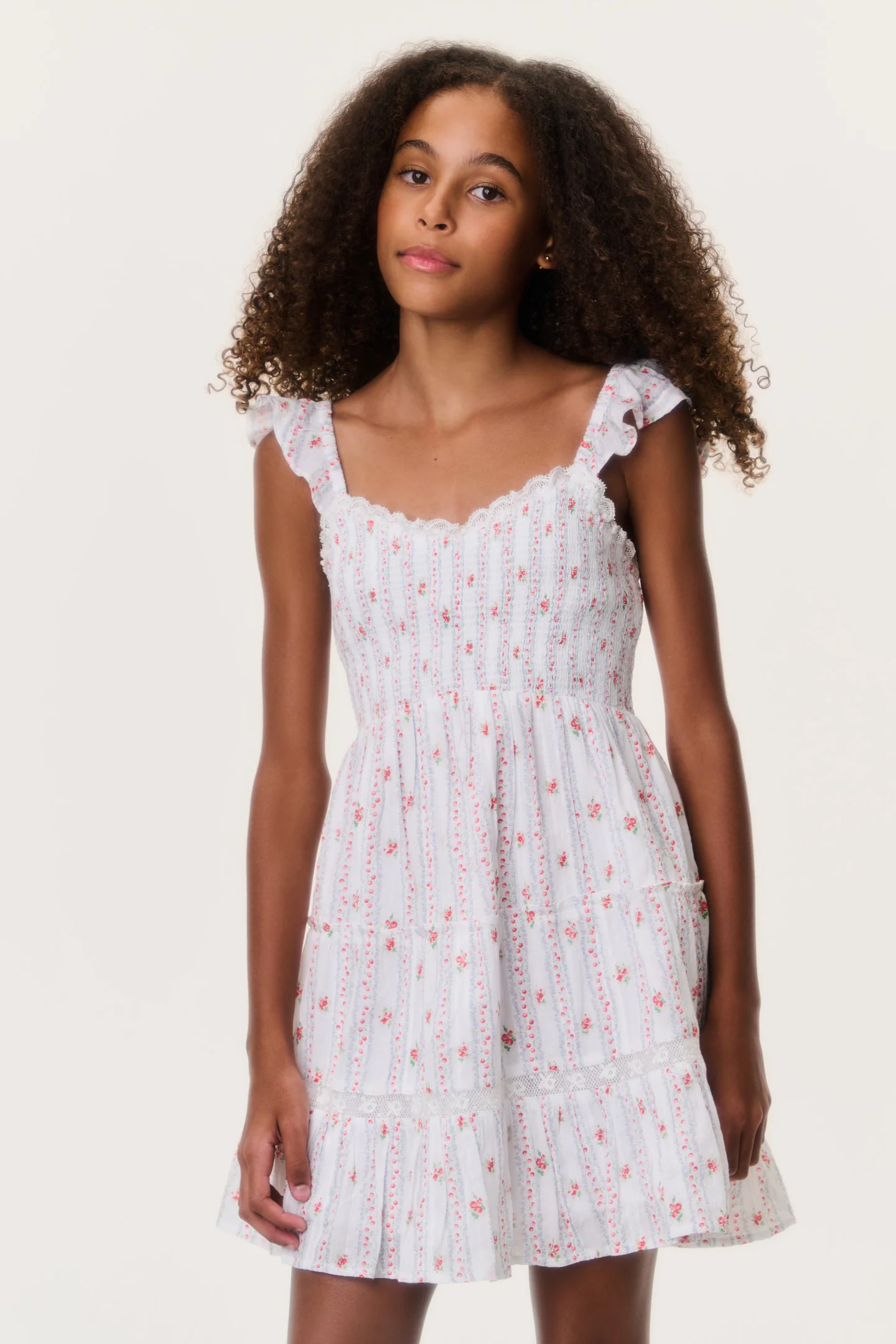 Vestido Avenora con Estampado de Cereza para Niña