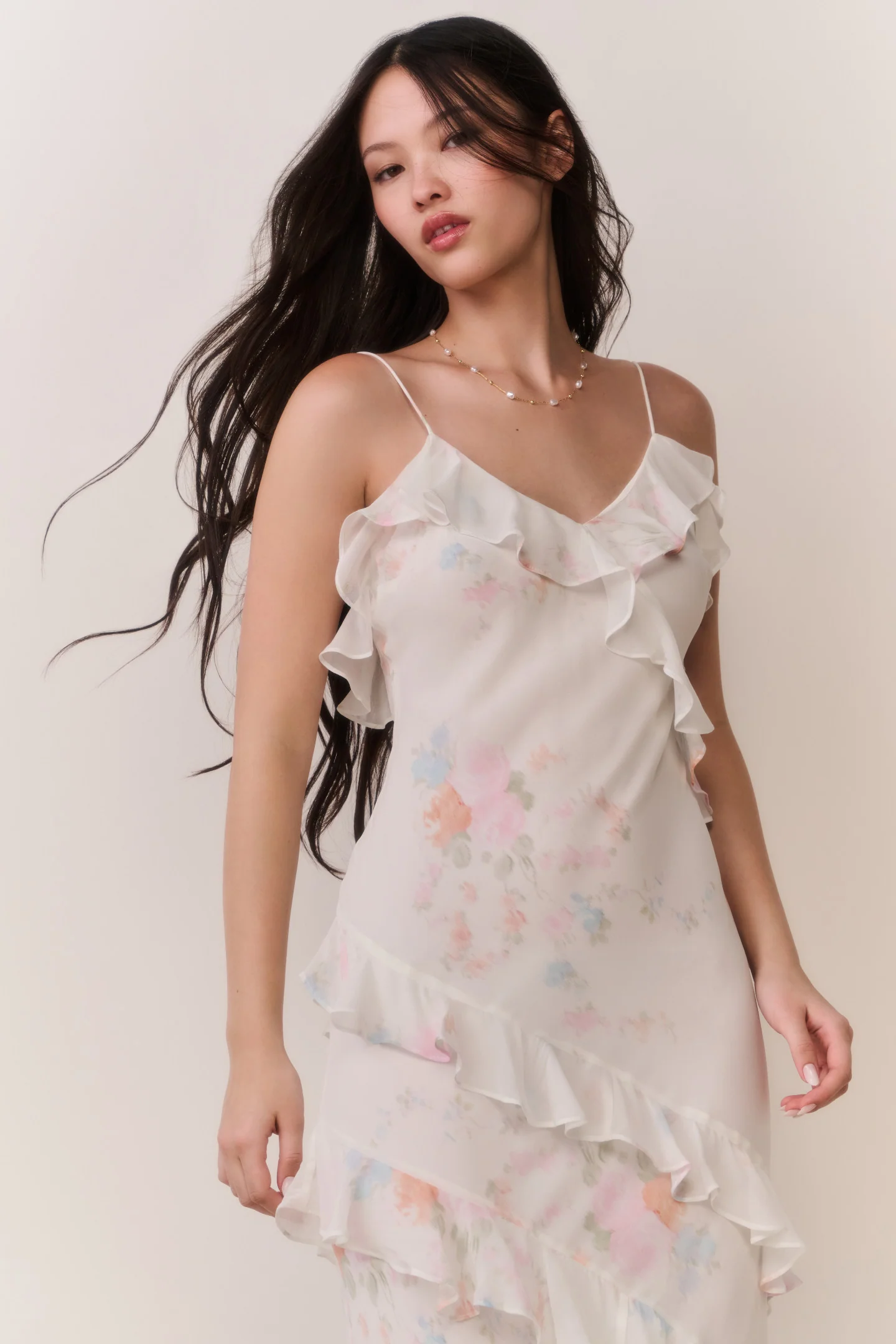 Vestido maxi con estampado floral Rialto