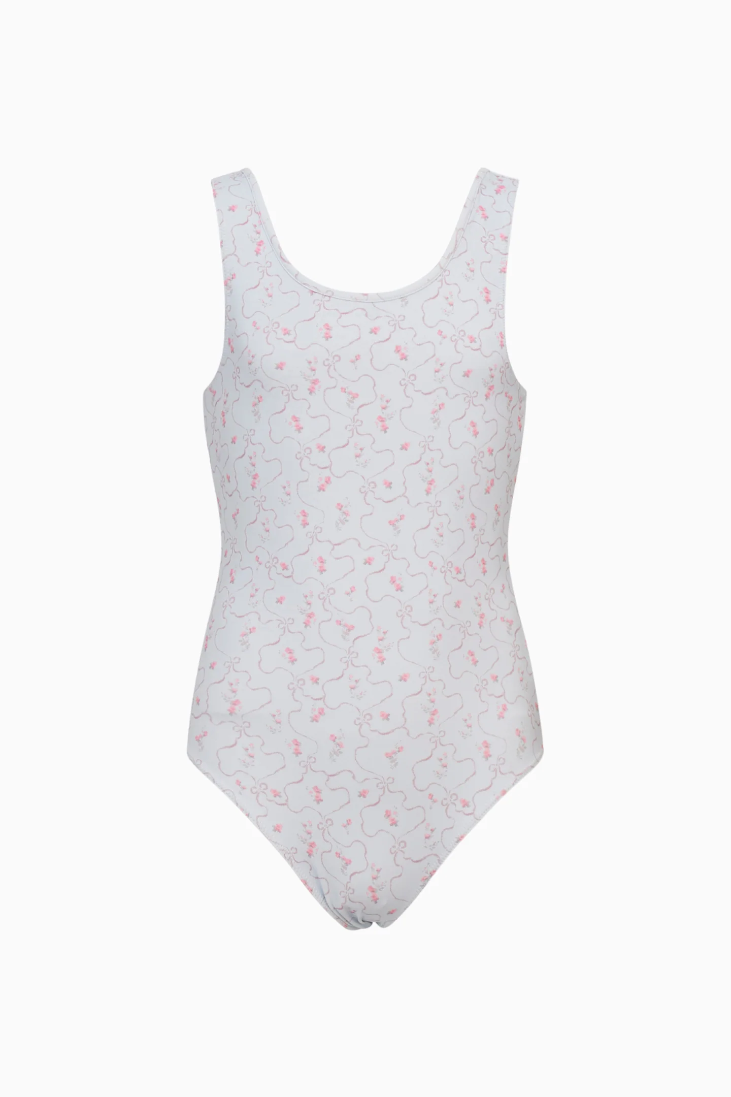 Traje de baño floral azul para niñas Aldora