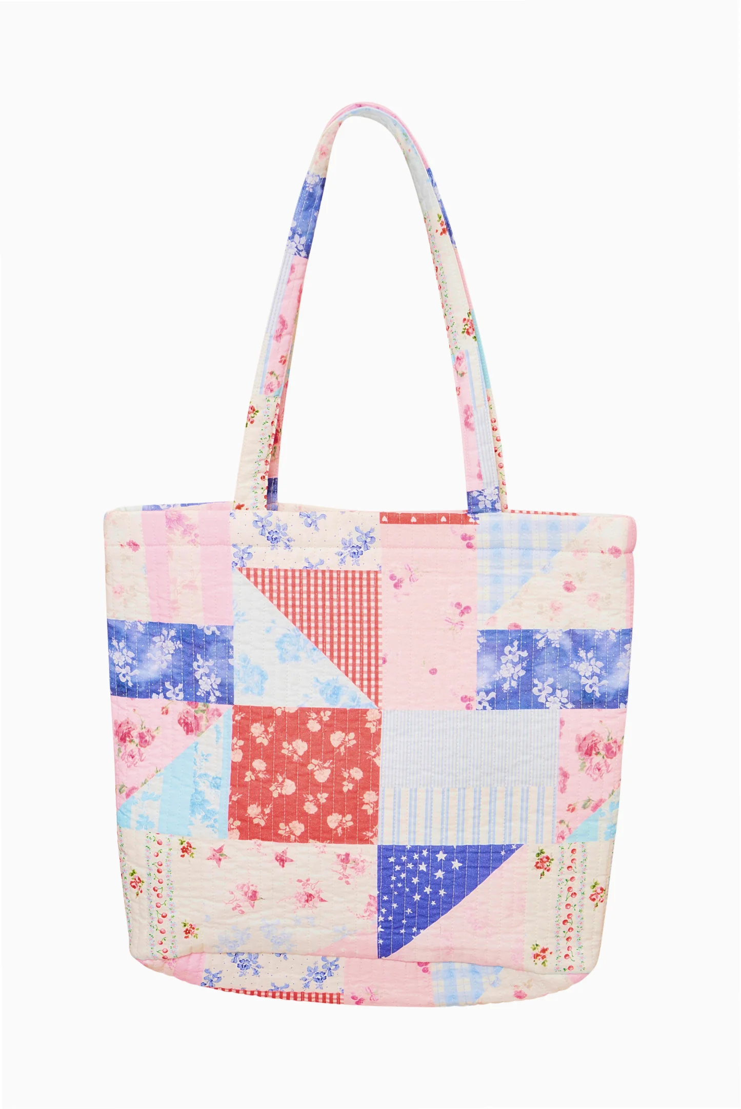 Bolso bandolera con estampado de patchwork Henderson