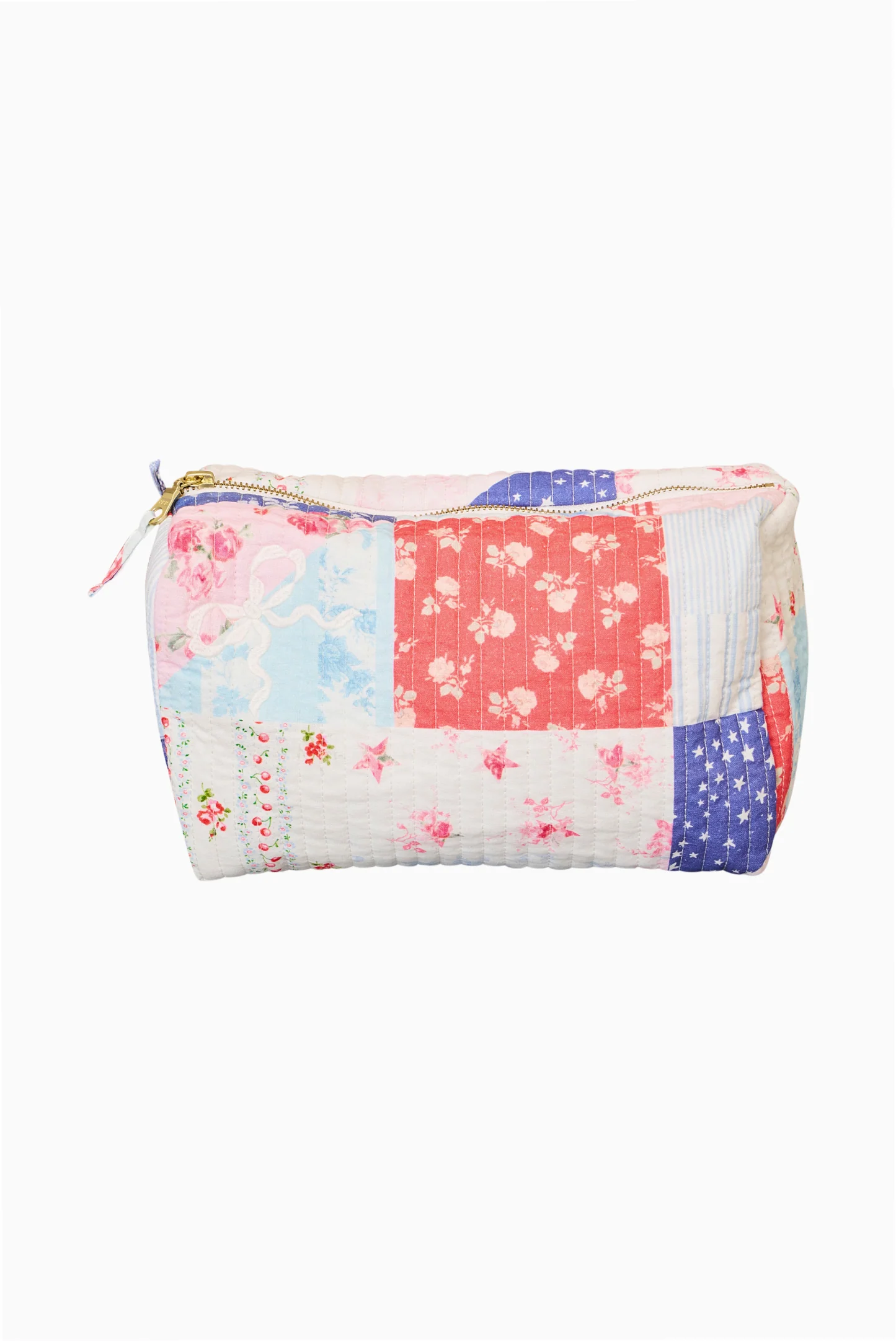 Bolso de maquillaje con estampado patchwork Octavia