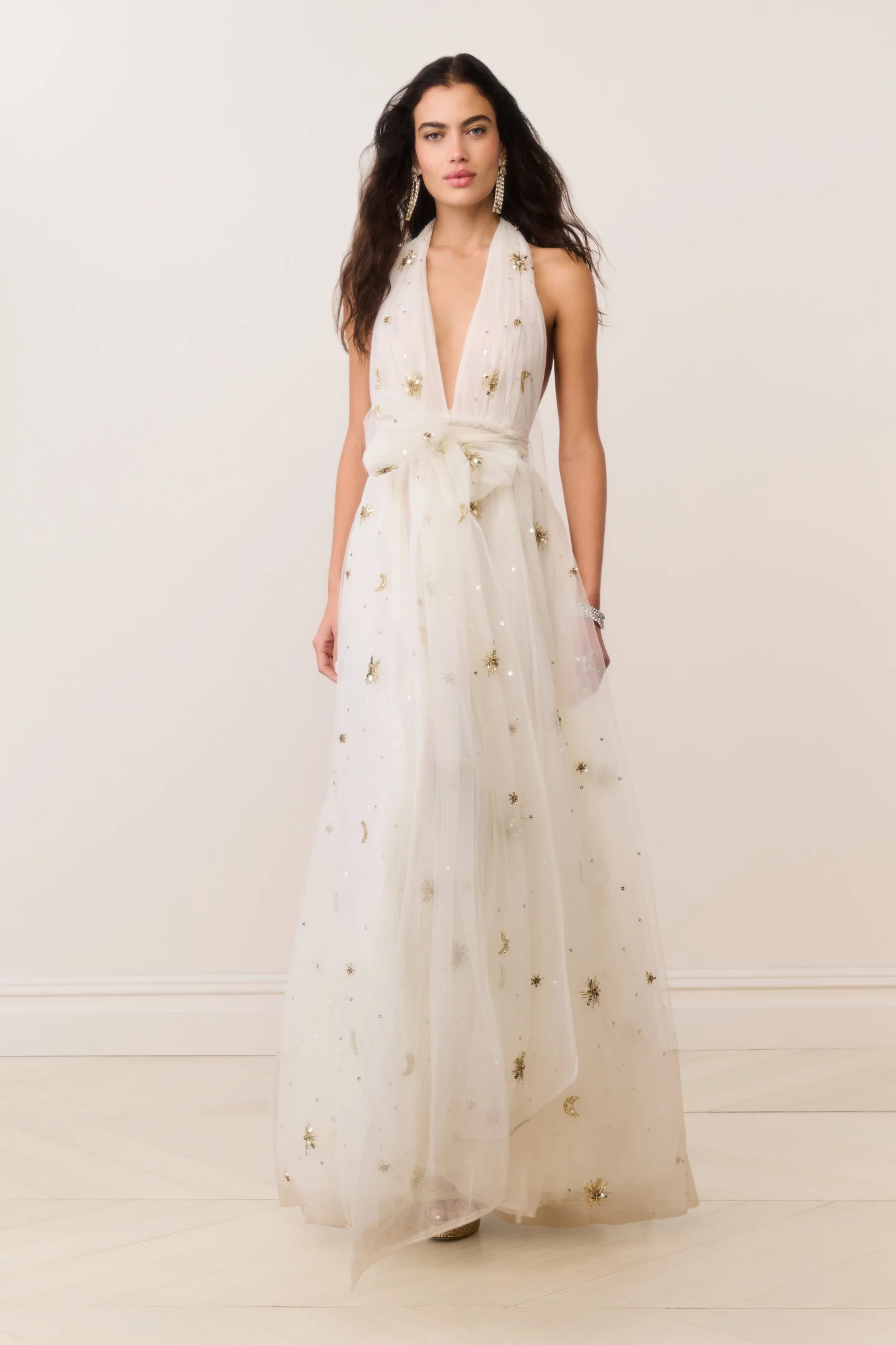 Vestido de tul con adornos celestiales Eldora