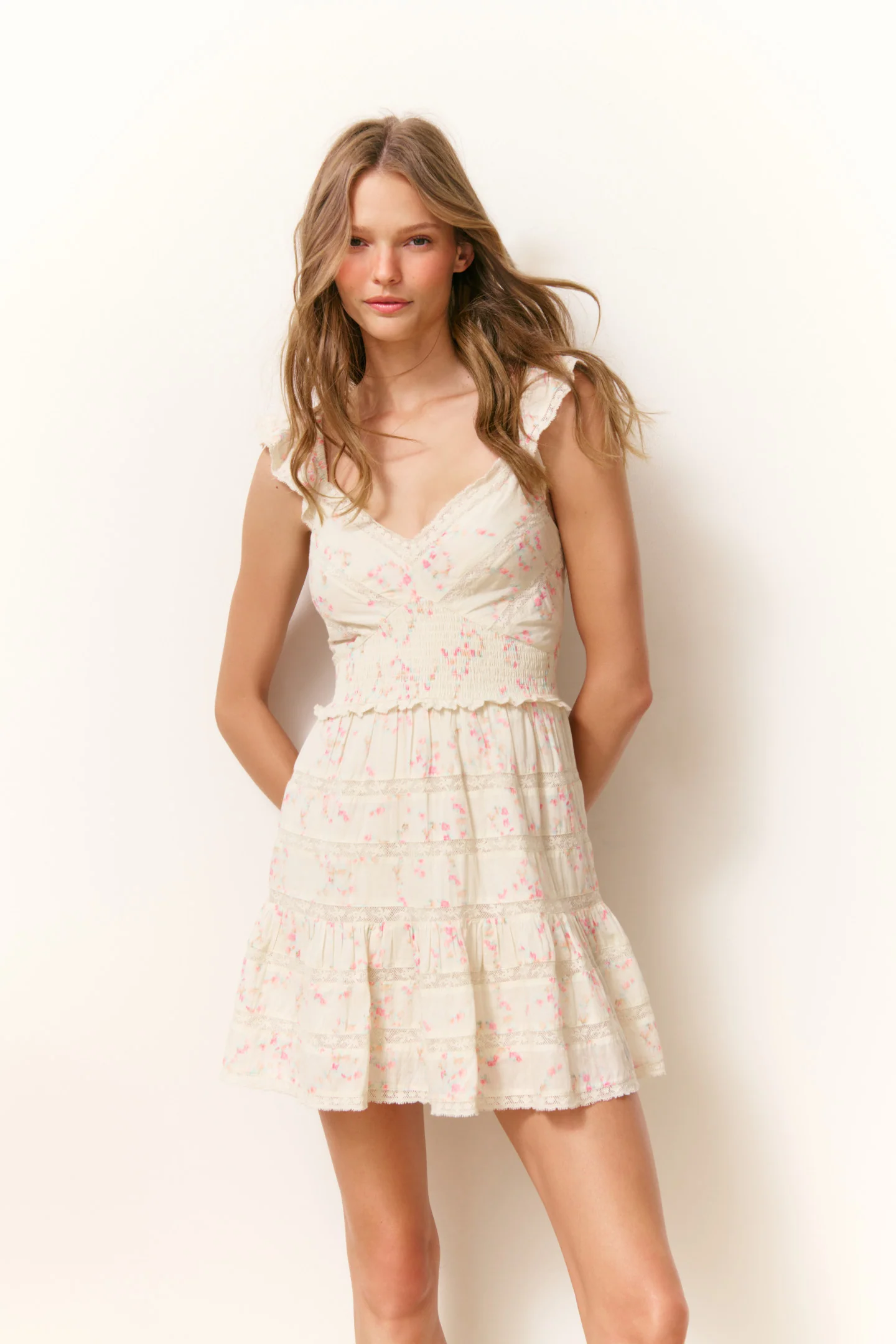 Vestido Mini Finny Cotton Luna Rosa Fleur