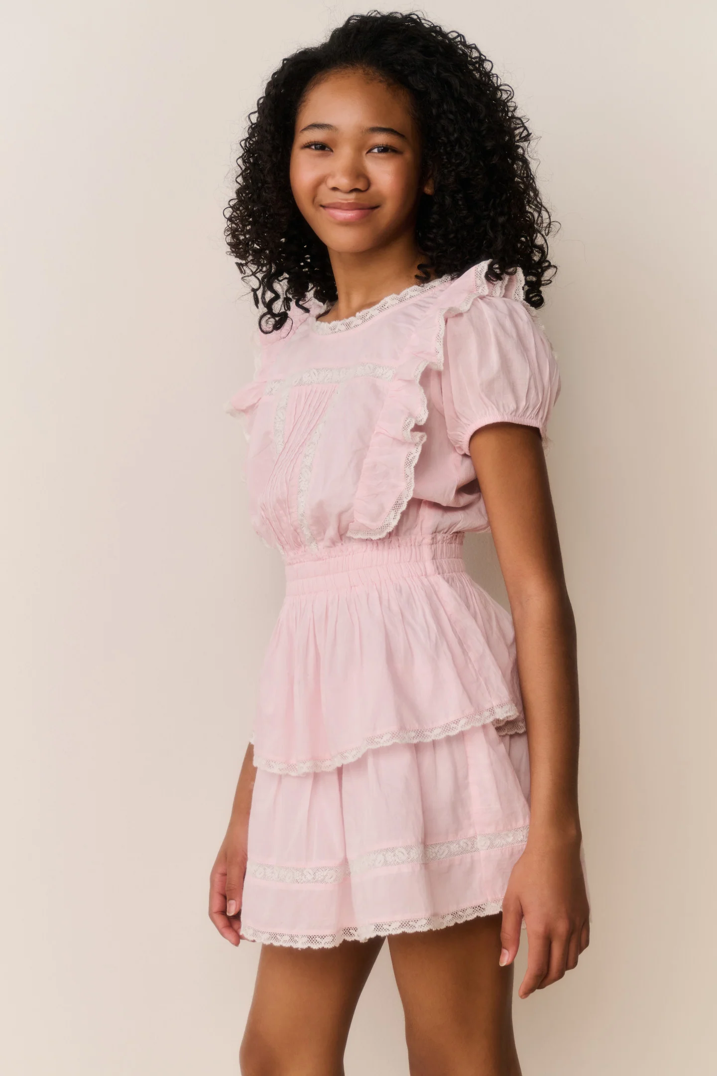 Vestido Mini de Algodón Tween Jaime