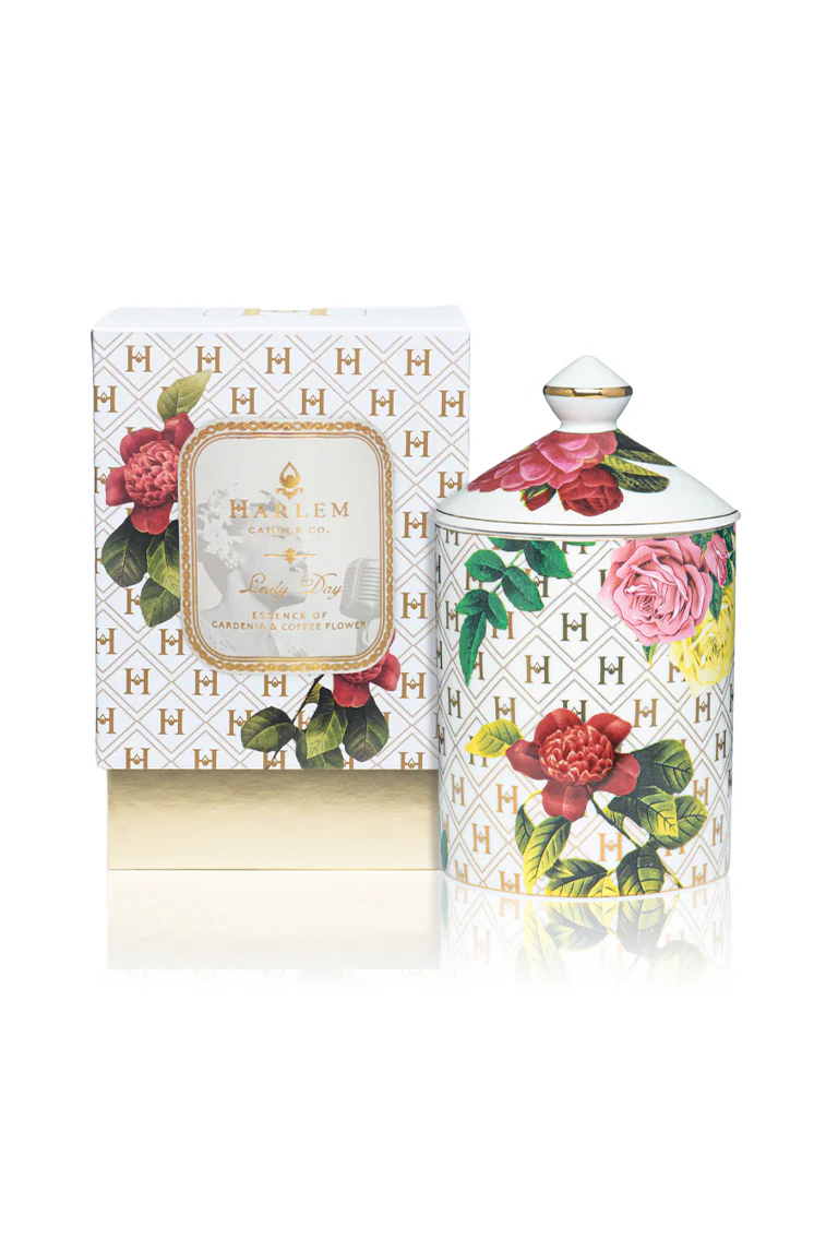 Vela de cerámica Lady Day de Harlem Candle Company