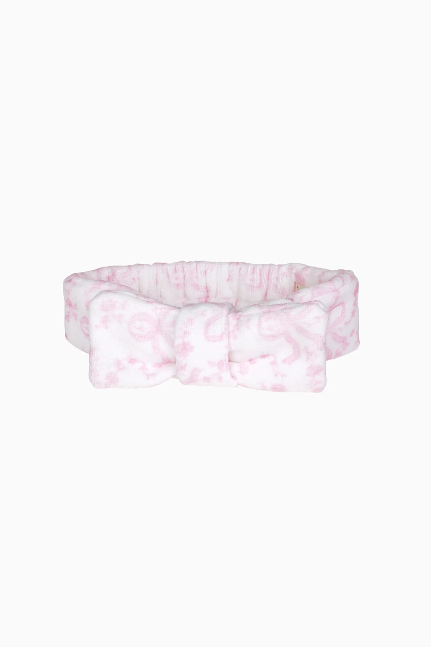 Diadema de belleza con estampado de arco para lavado facial