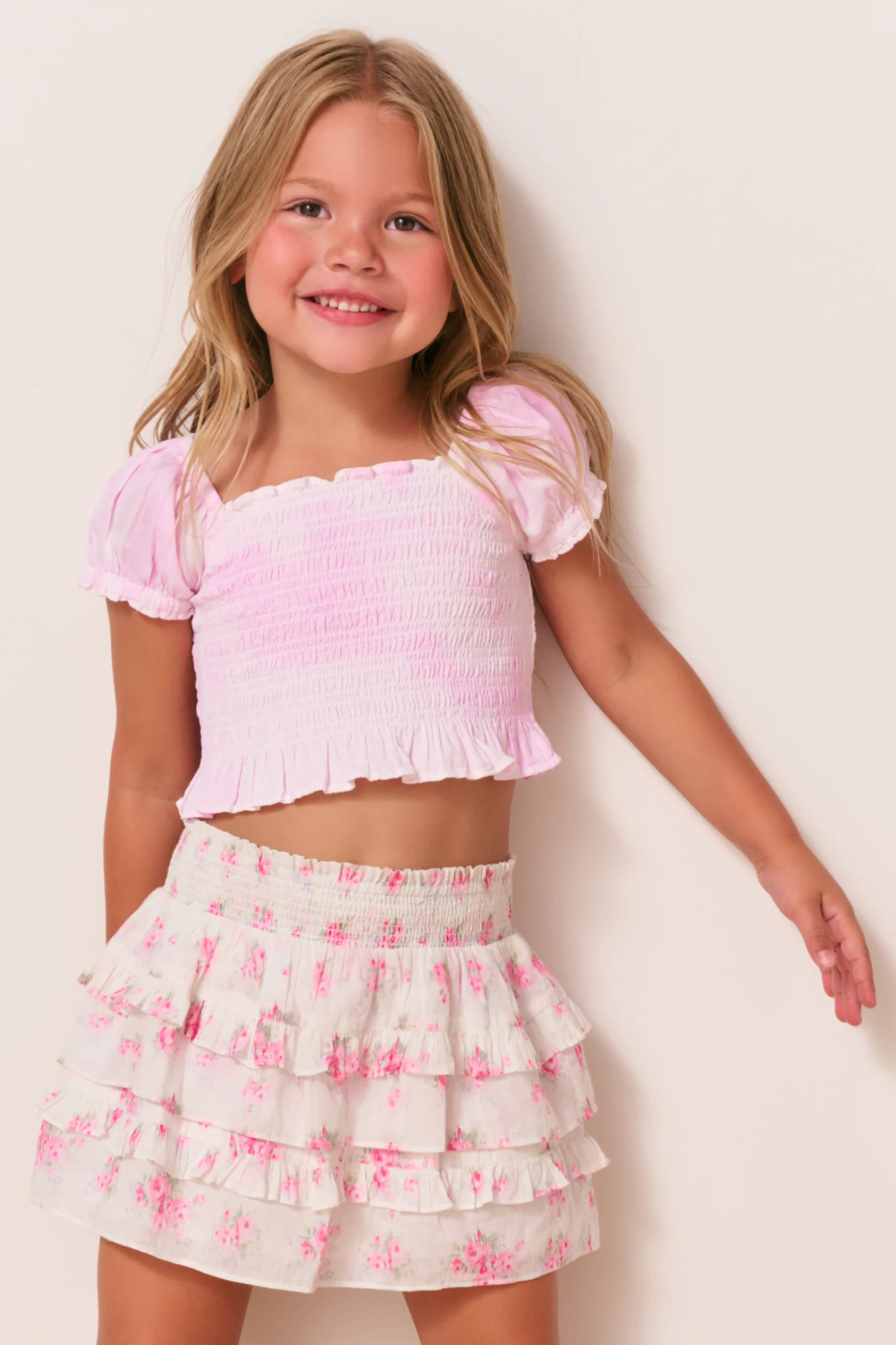 Camiseta de algodón Fabielle para niñas