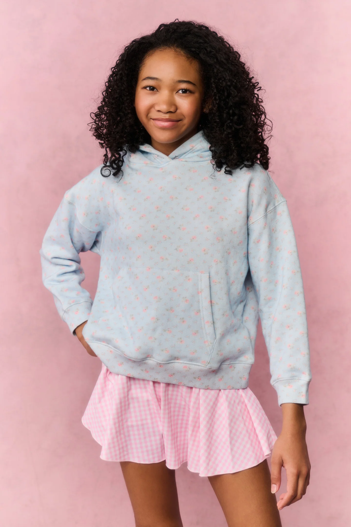 Shorts activos Tween Gingham Shanonly