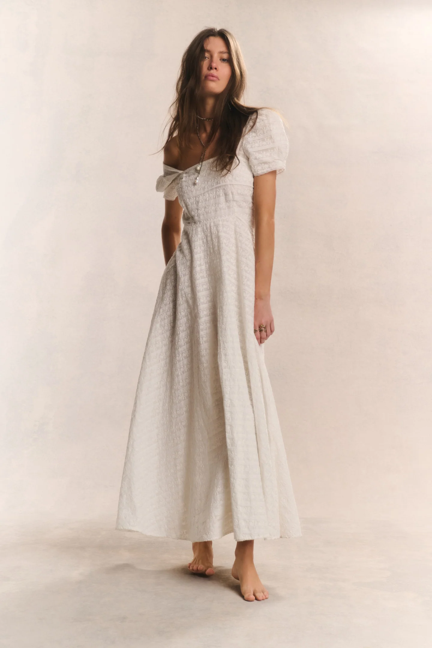 Vestido maxi de encaje Ryan Catalina