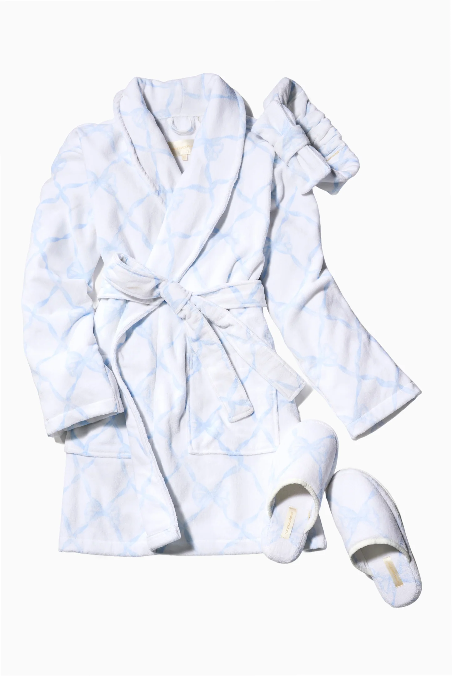 Bata de baño indie estampada