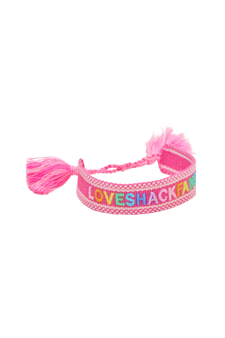 Pulsera tejida LoveShackFancy