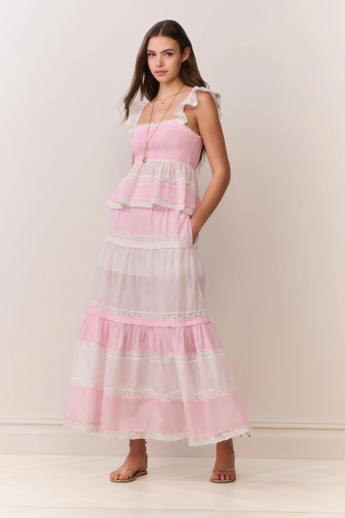Falda maxi estampada Phia