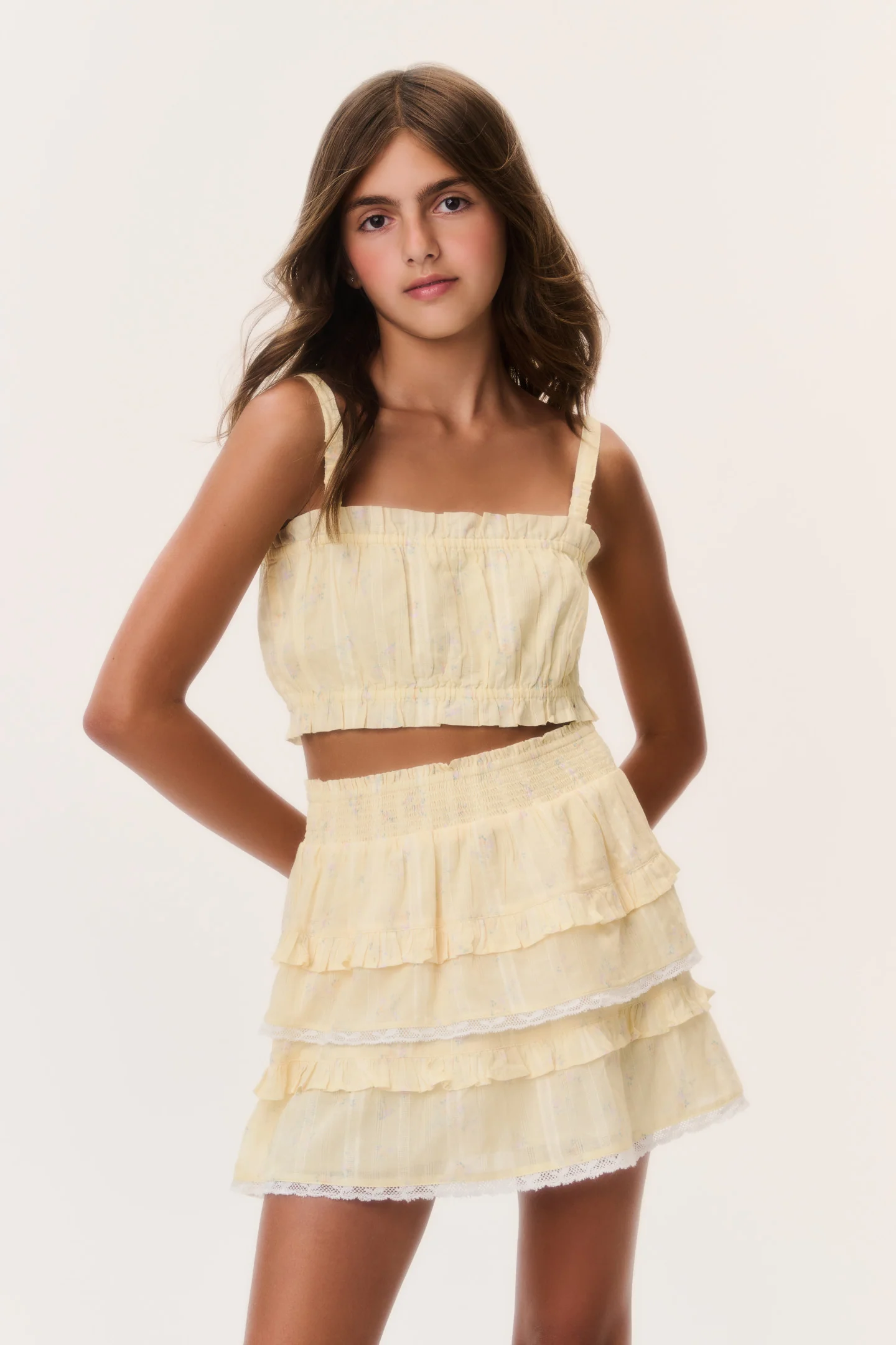 Falda Billie Ditsy Floral para Tween