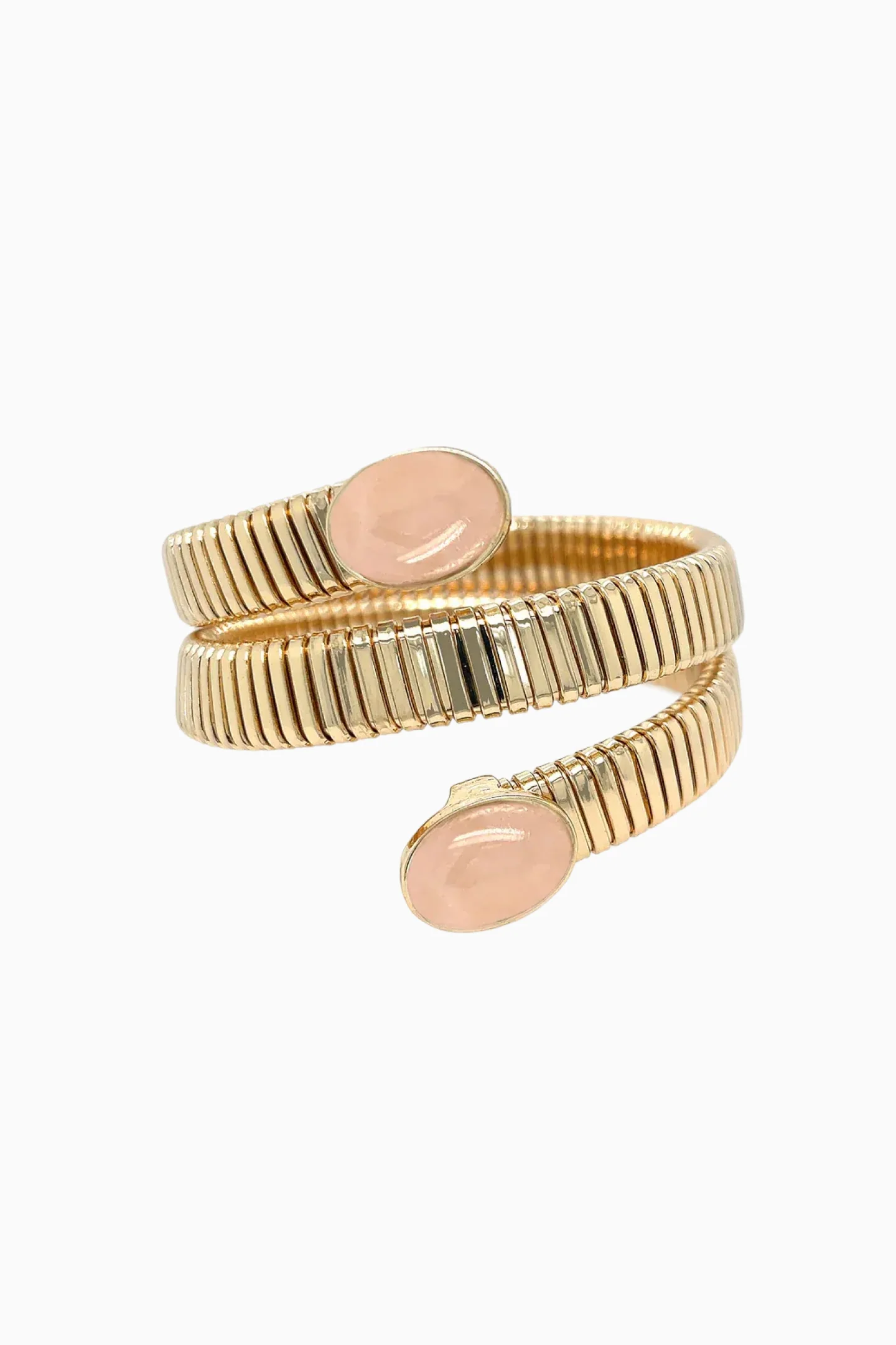 Pulsera envolvente de resina coral de Jennifer Miller