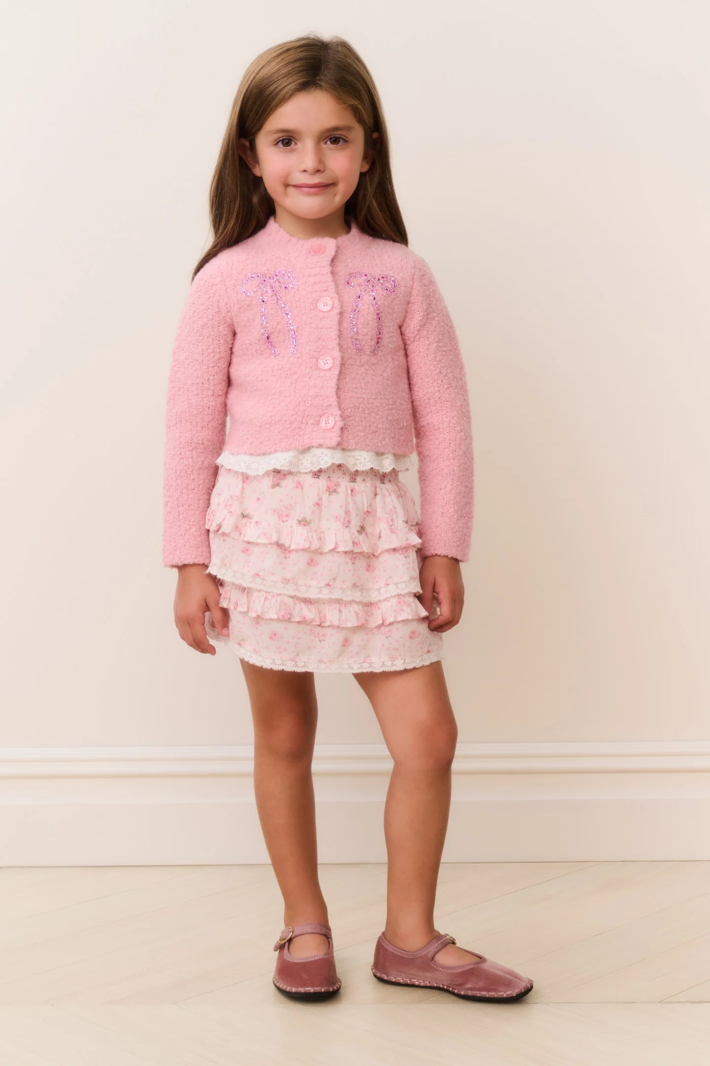 Falda floral Billie para niñas