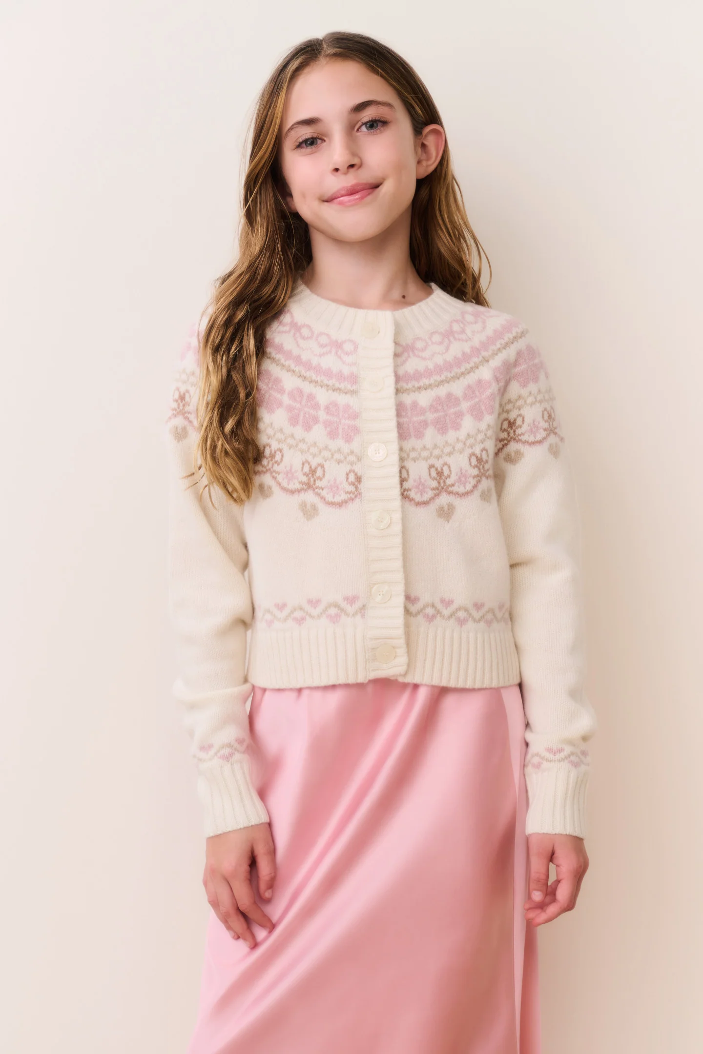 Cardigan Tween Wrenna Fair Isle
