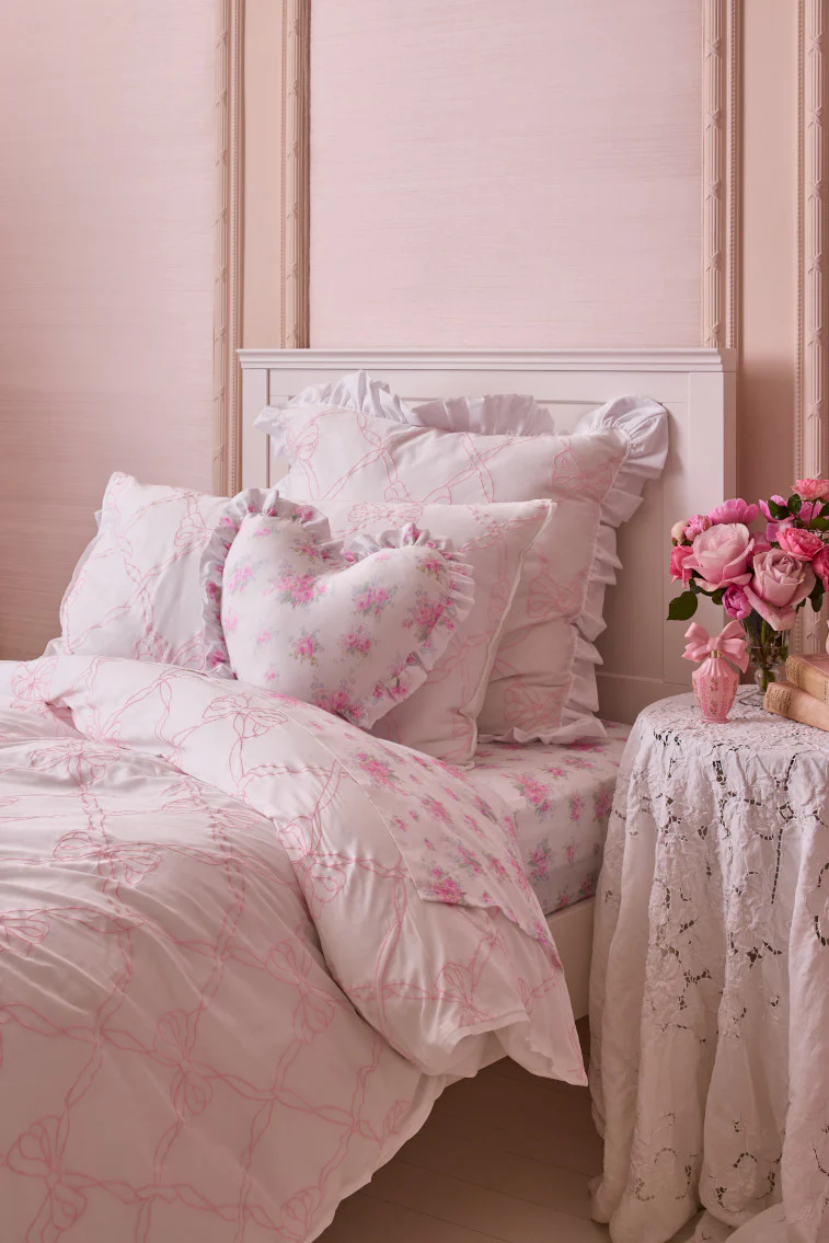 Almohada con forma de corazón
