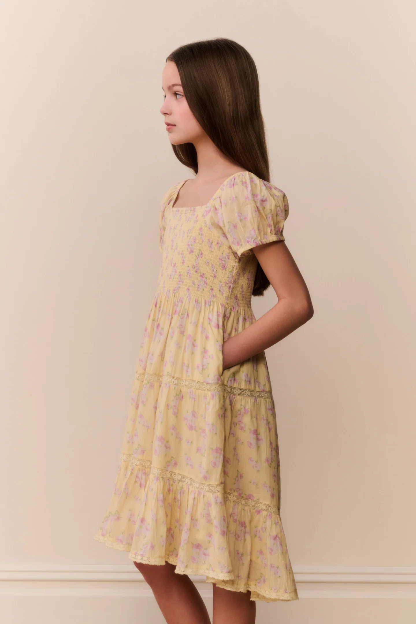 Vestido floral con volantes Muriella Tween