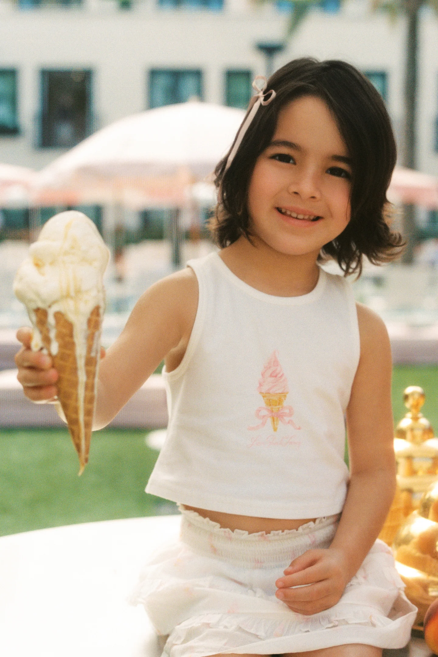 Camiseta Kaleen de Vanilla para Niñas Pequeñas