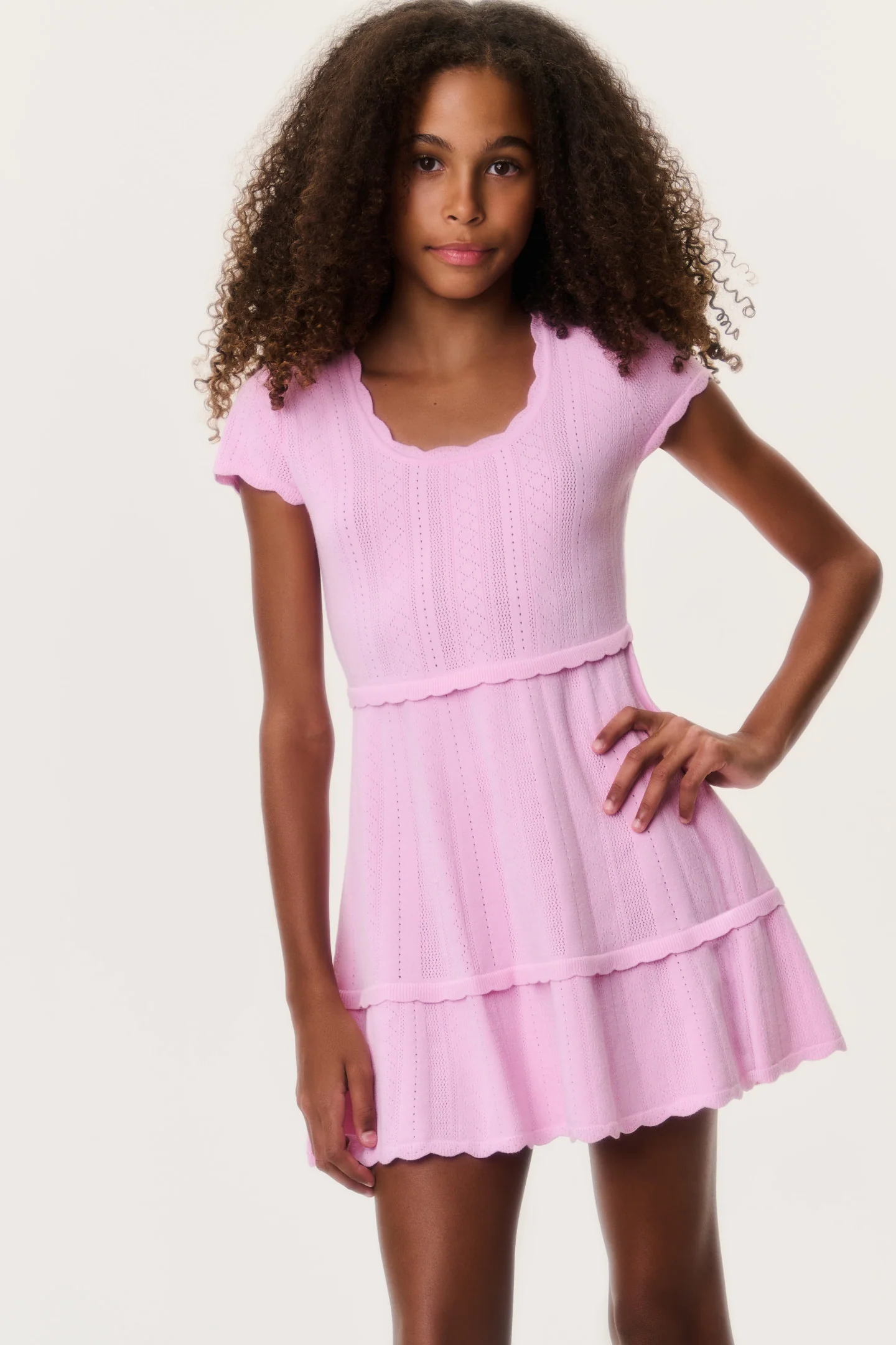 Vestido Jovie Pointelle Stretch para Adolescentes