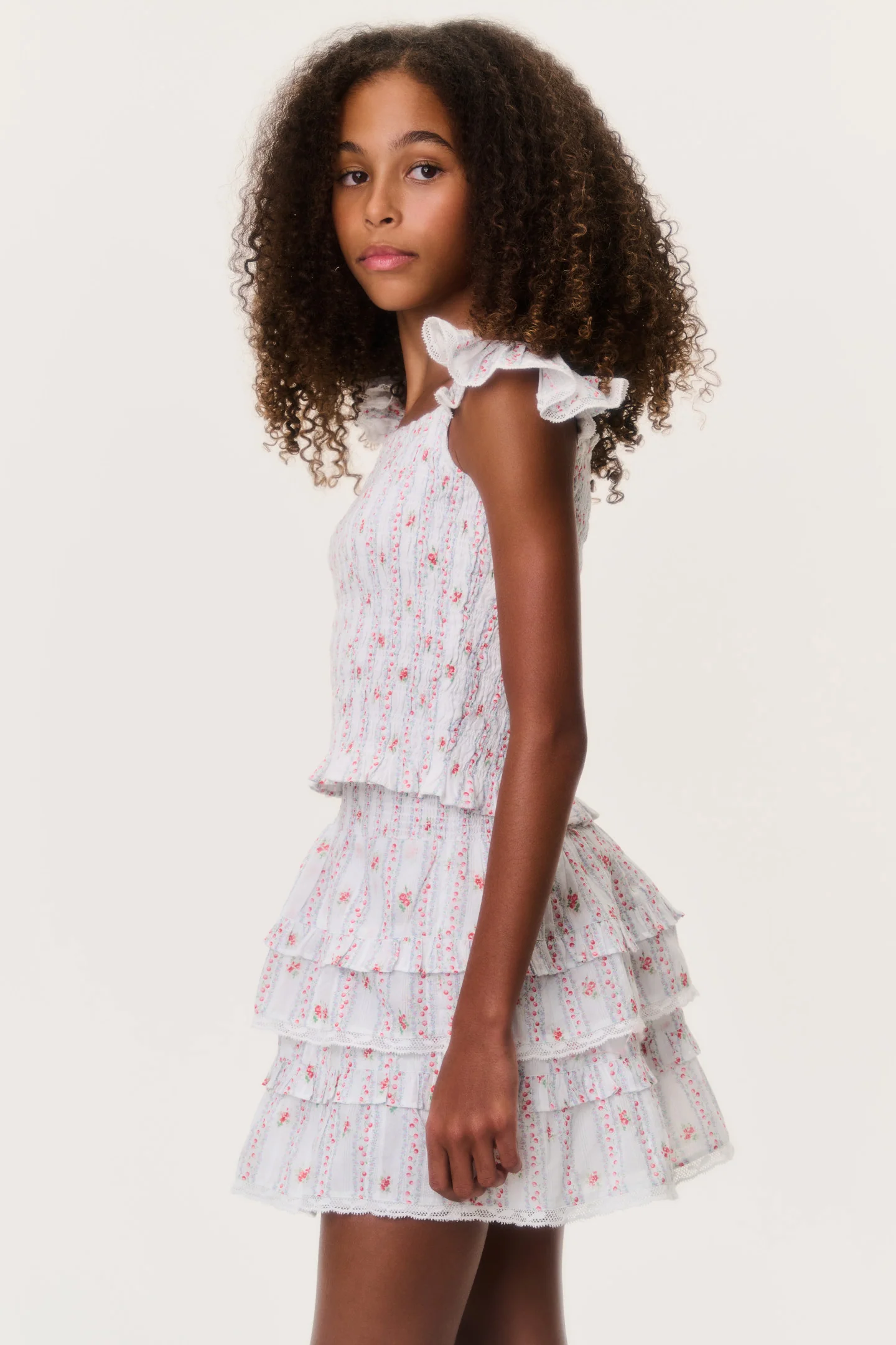 Falda Billie con Estampado de Cereza para Niñas