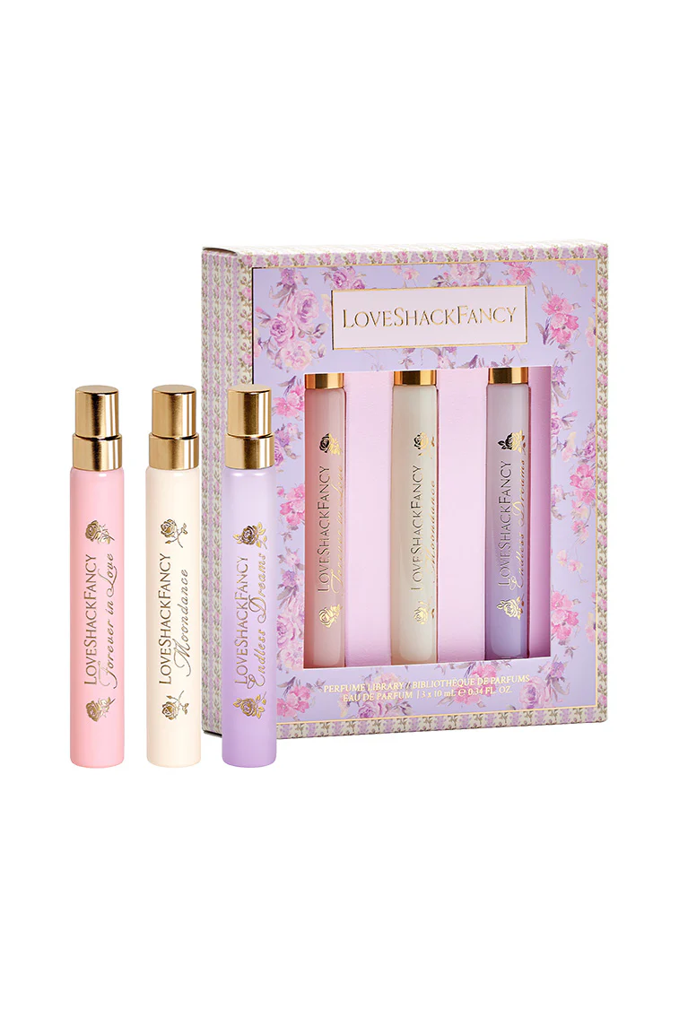 Conjunto de regalo de spray de viaje para Perfume Library