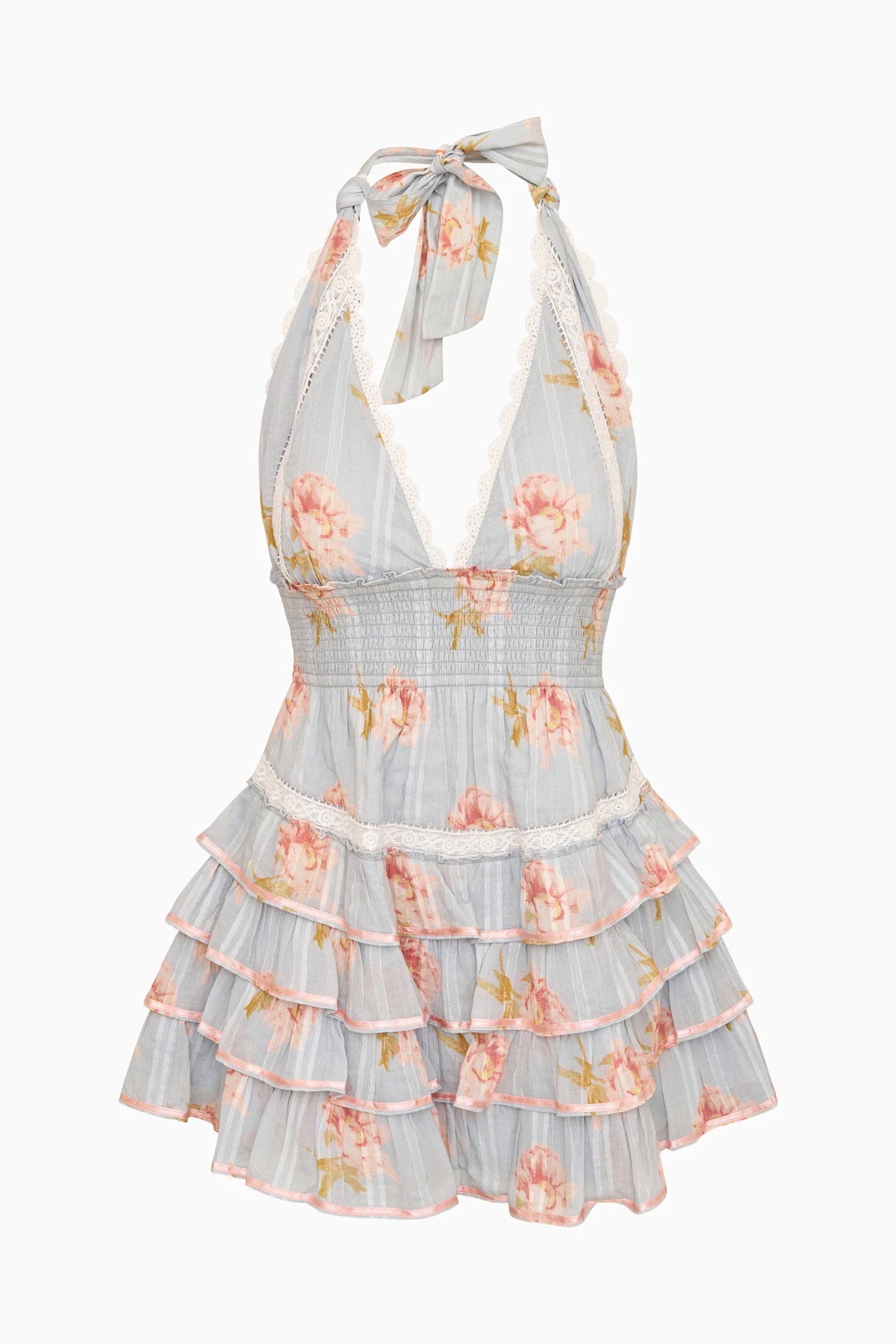 Vestido Mini Estampado de Pinocho de Algodón Kerch