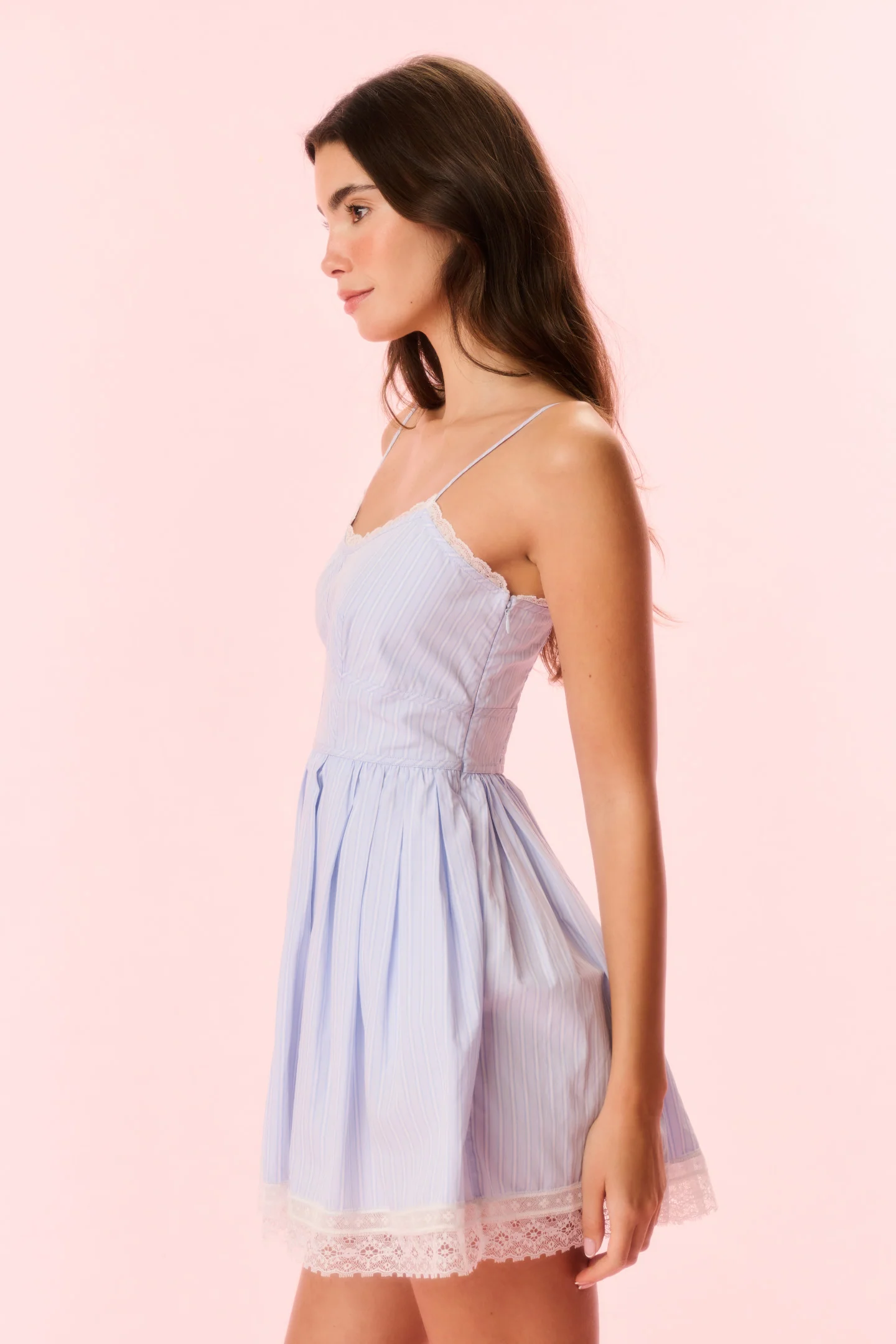 Vestido mini de piqué de algodón Harrisine
