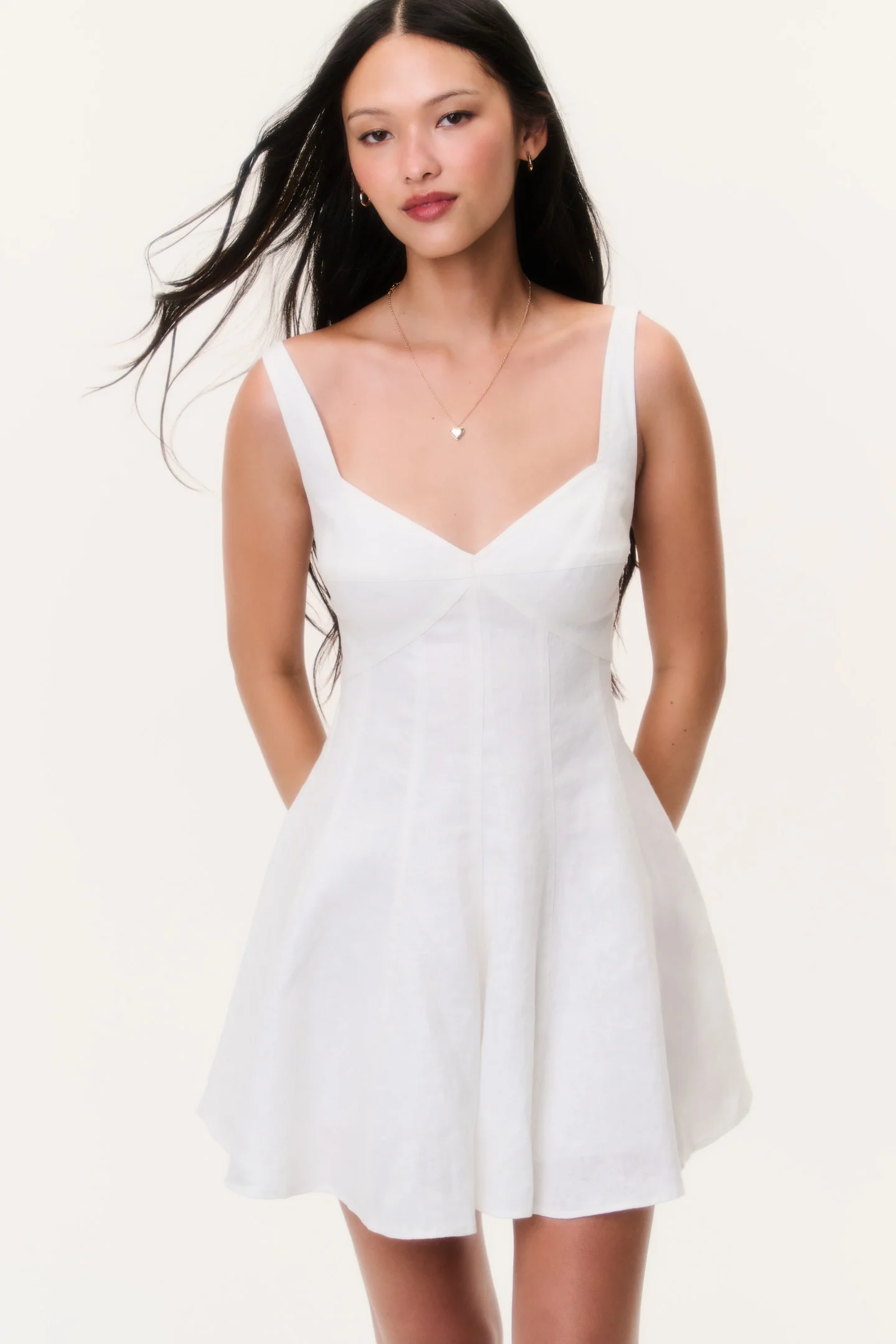 Vestido Mini de Lino Nabi