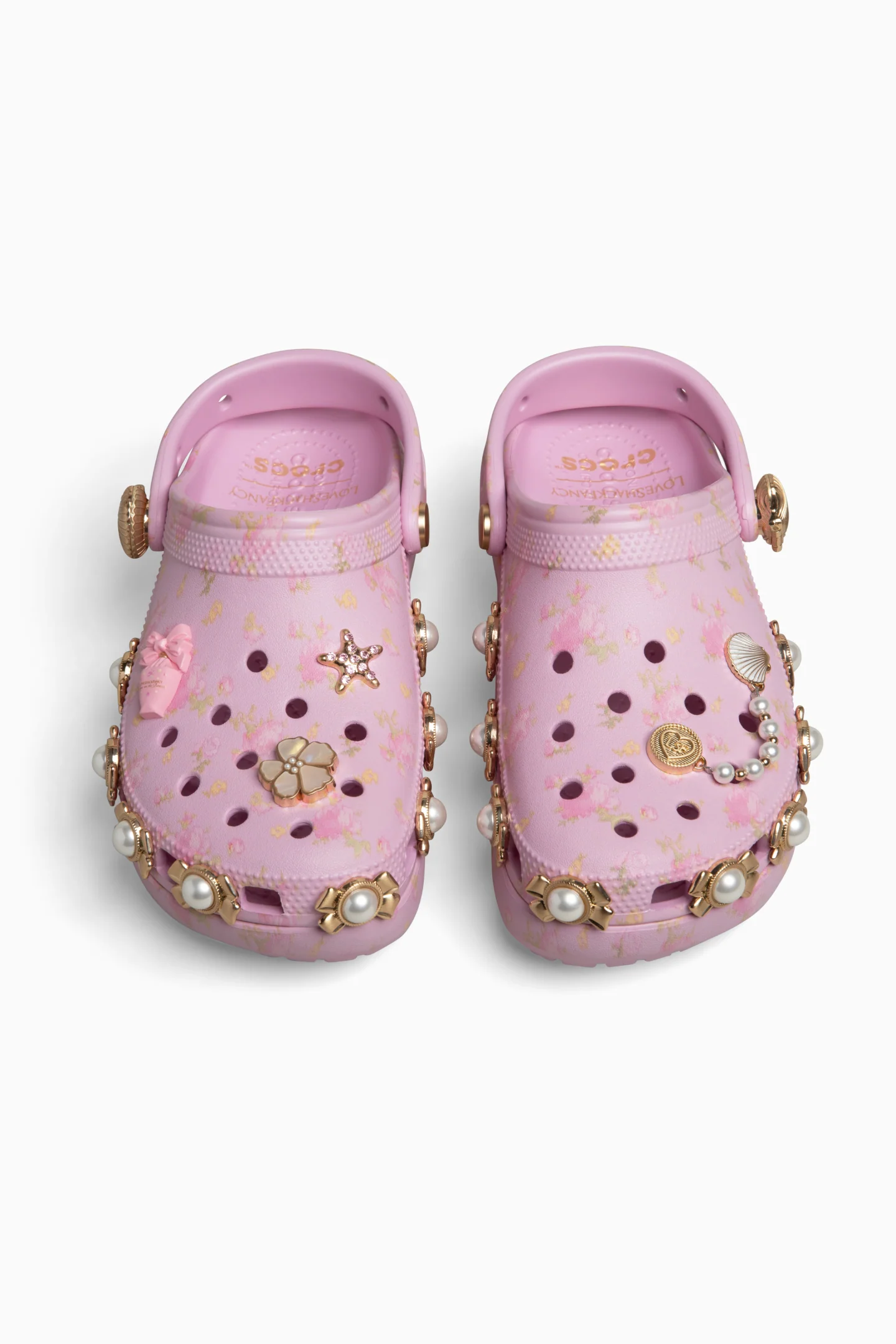 Zapatos plataforma clásicos LoveShackFancy x Crocs