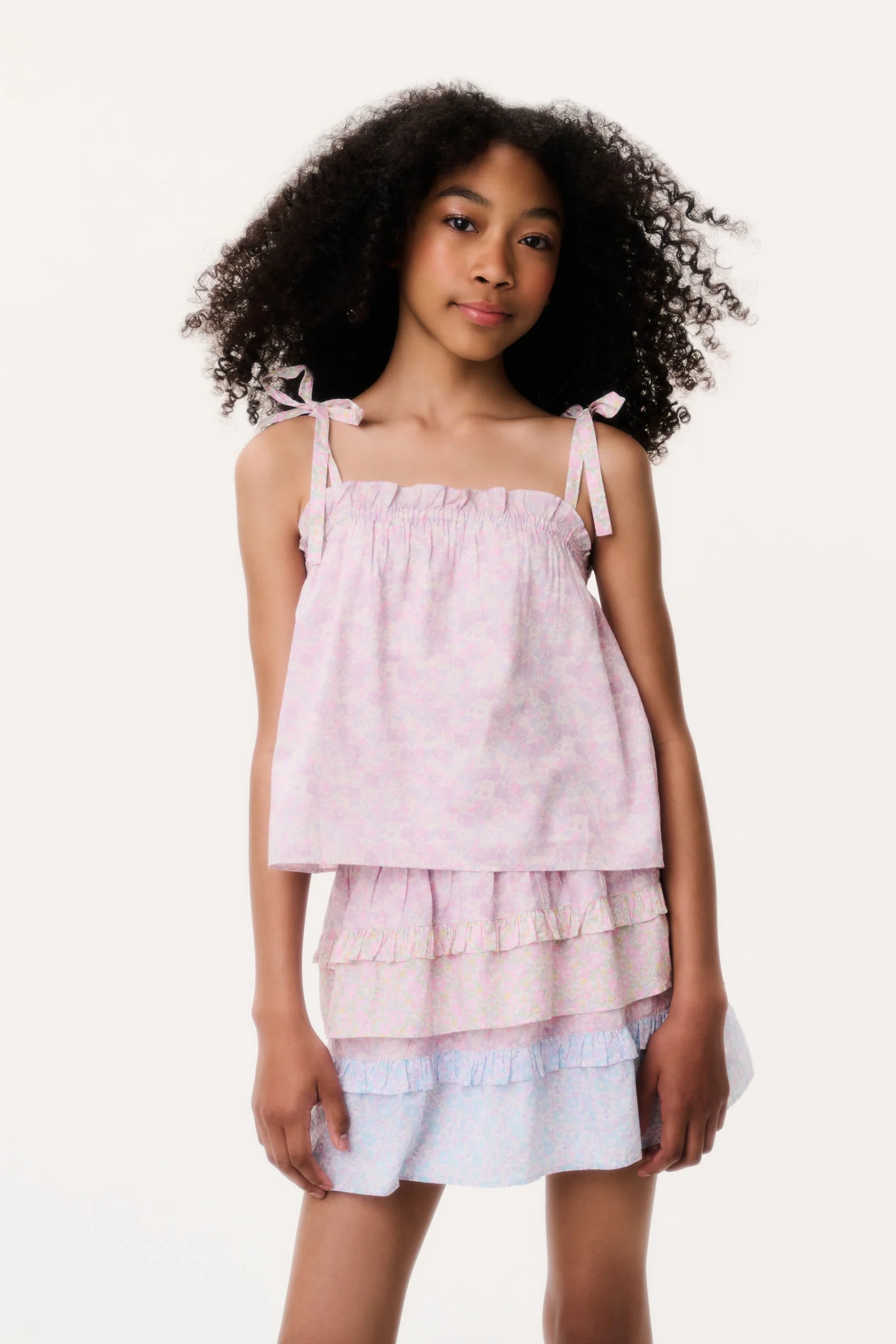 Creado con telas Liberty Tween Billie Falda