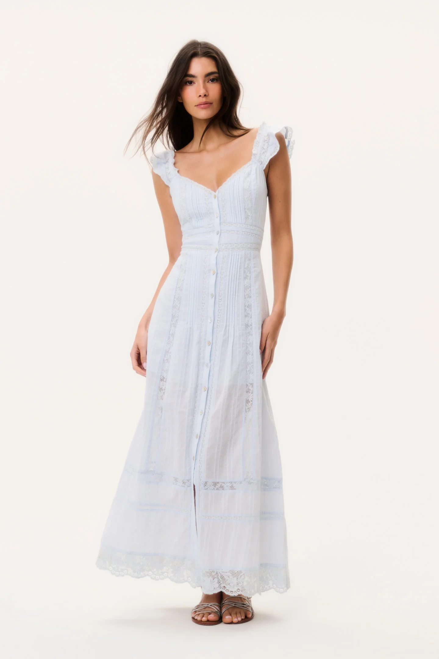 Vestido maxi de algodón Kailette