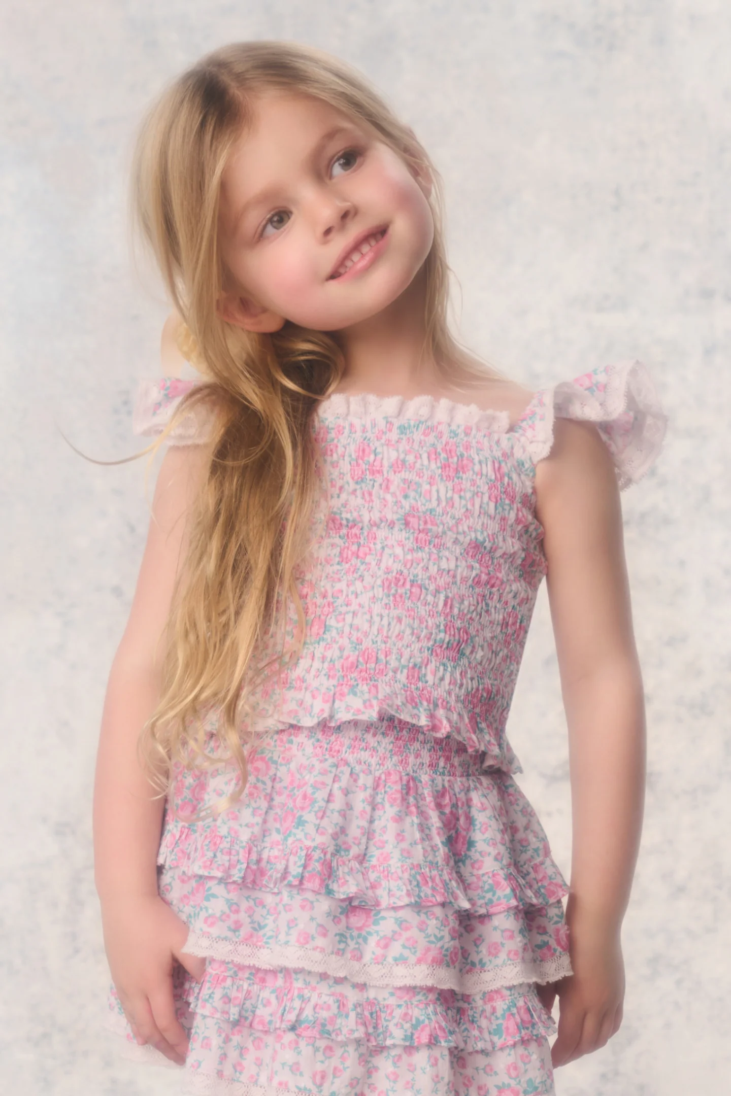Top Floral Re-Edition Caspia para Niñas