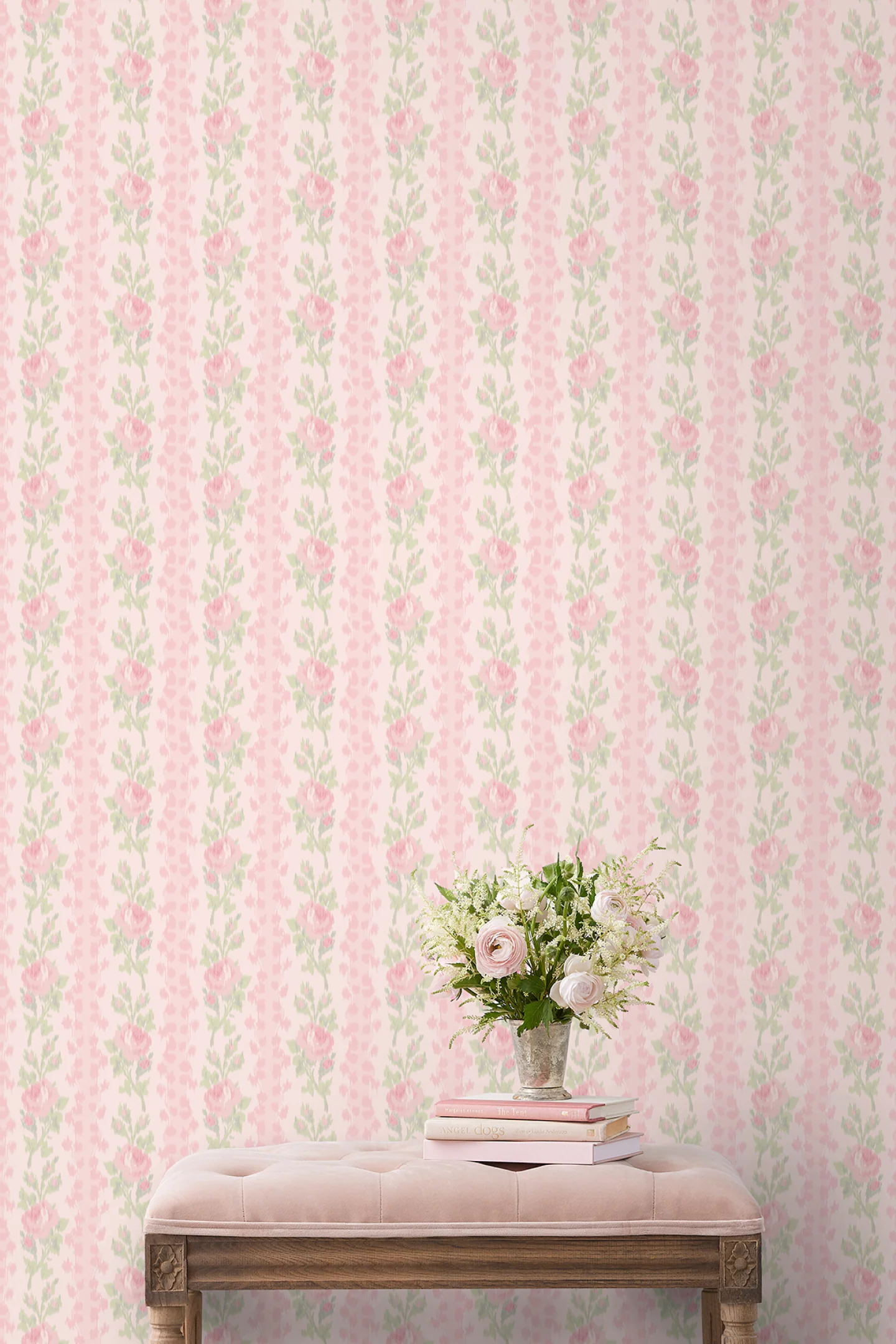 Papel pintado estándar de Macaroon de fresa